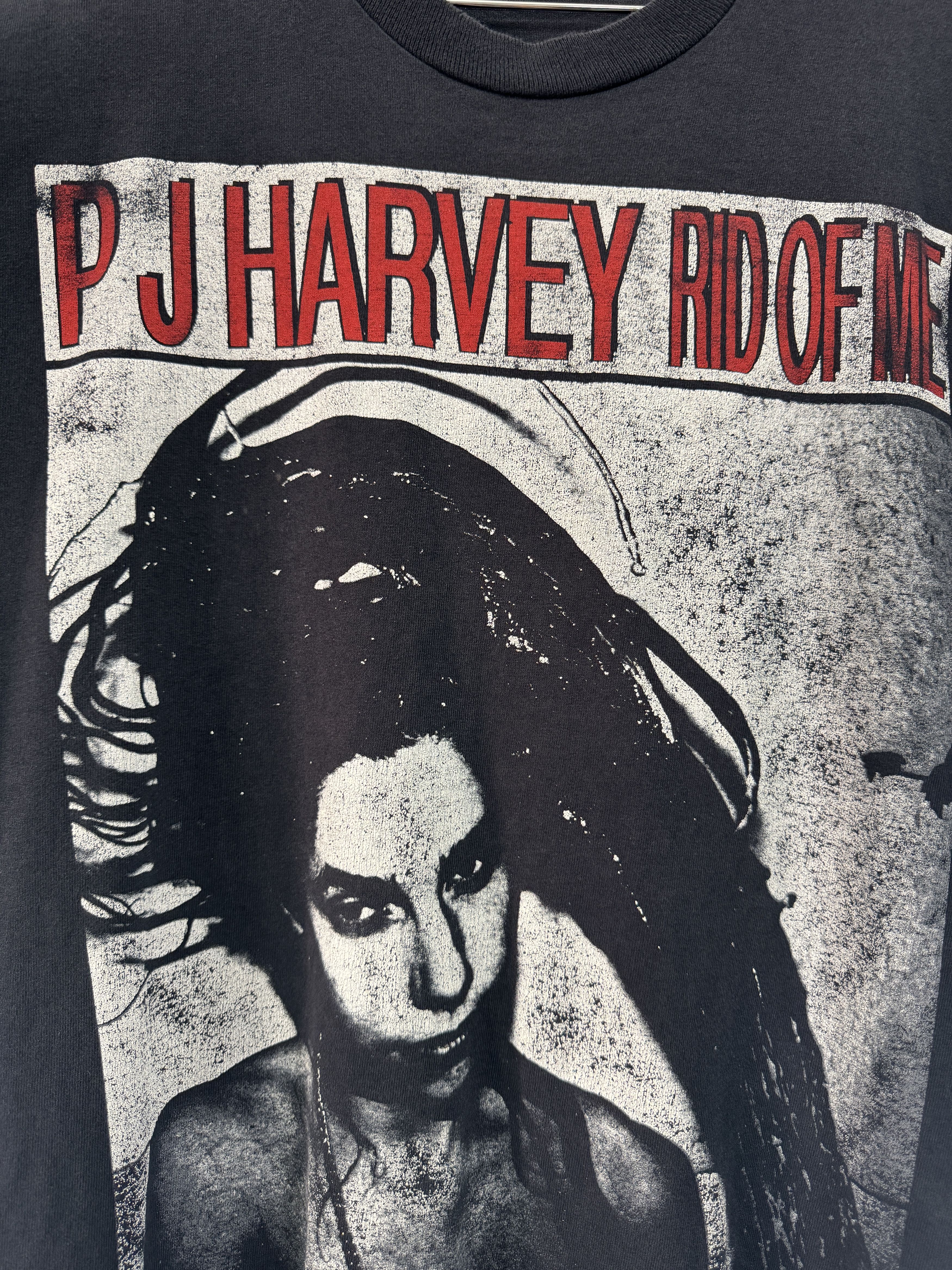 Band Tees Vintage 90s 1993 PJ Harvey 'Rid of me' Parking Lot Tee Size US XL / EU 56 / 4 - 5 Thumbnail