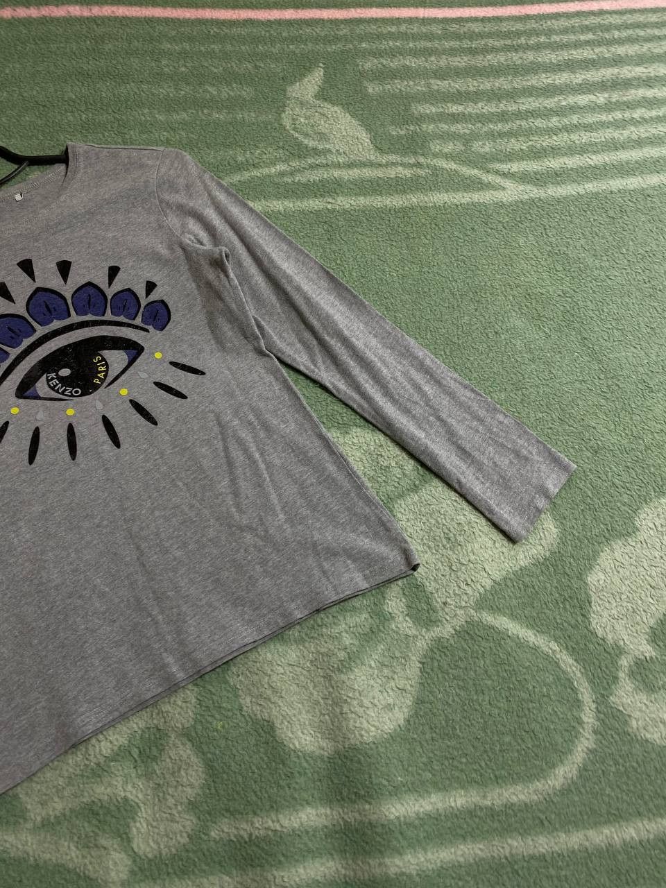 Kenzo × Vintage Kenzo Sweatshirt Vintage Overprint Big Logo Eyes Paris Size US S / EU 44-46 / 1 - 4 Thumbnail