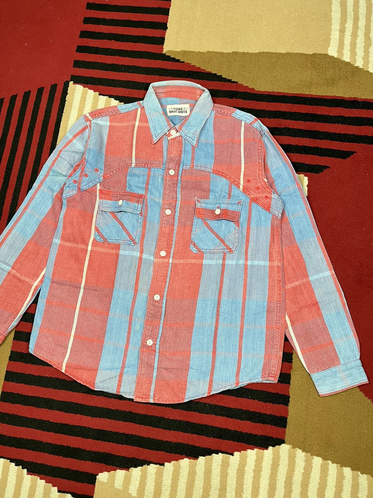 TIGRE BROCANTE Tigre Brocante Japanese Brand Button Shirt Size US S / EU 44-46 / 1 - 1 Thumbnail