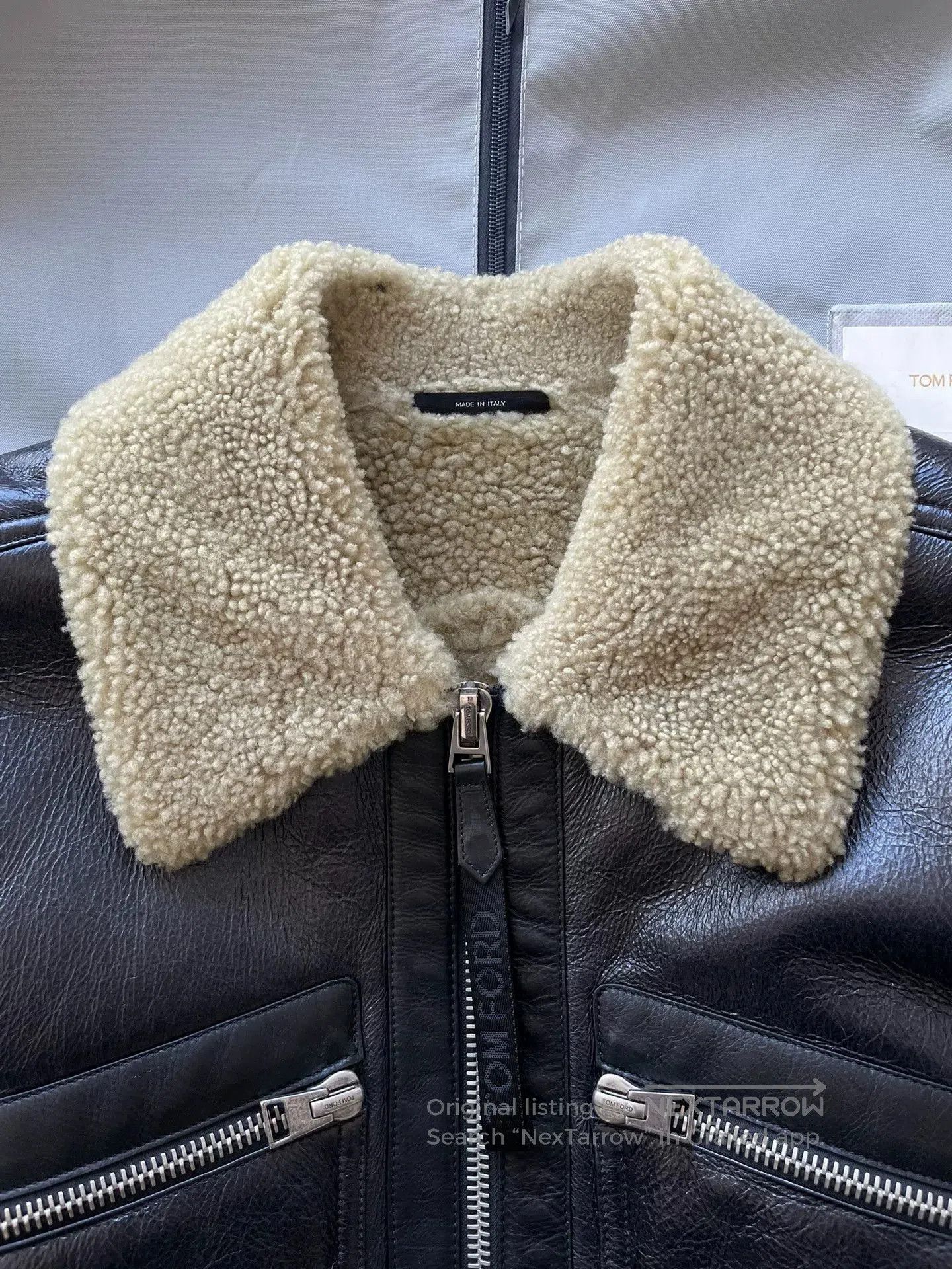 Tom Ford TOM FORD Leather Jacket with Fur Lining. Size US S / EU 44-46 / 1 - 3 Thumbnail