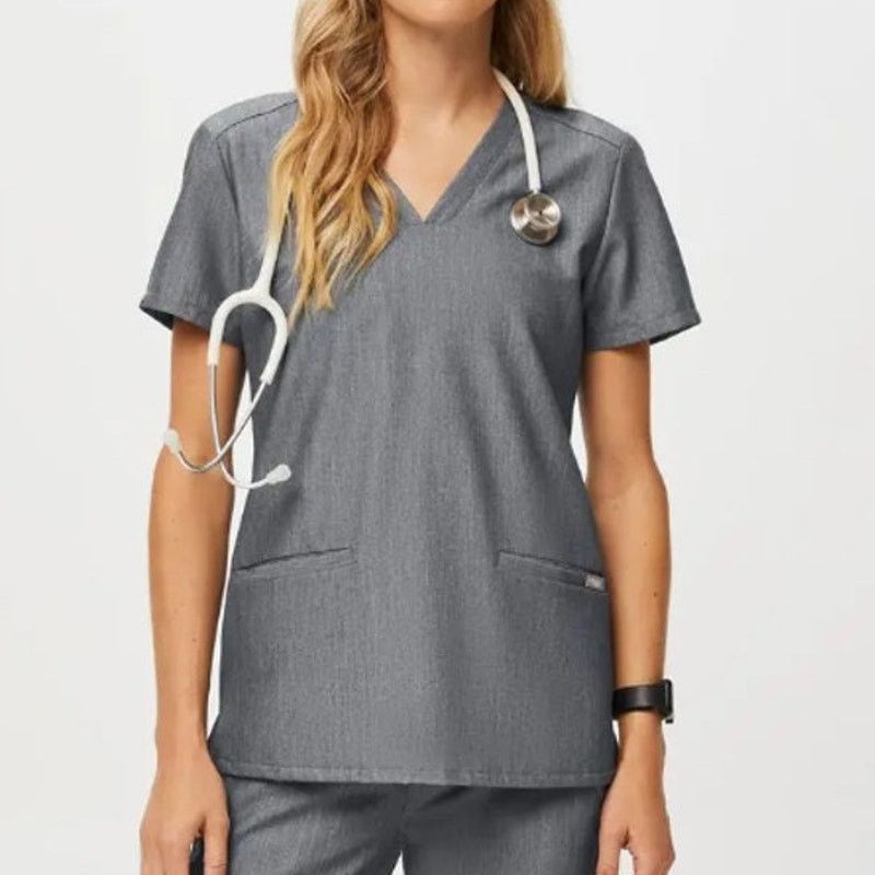 Figue Figs Womens Casma Scrub Top Sz M Stretch Workwear Comfort Size M / US 6-8 / IT 42-44 - 1 Thumbnail