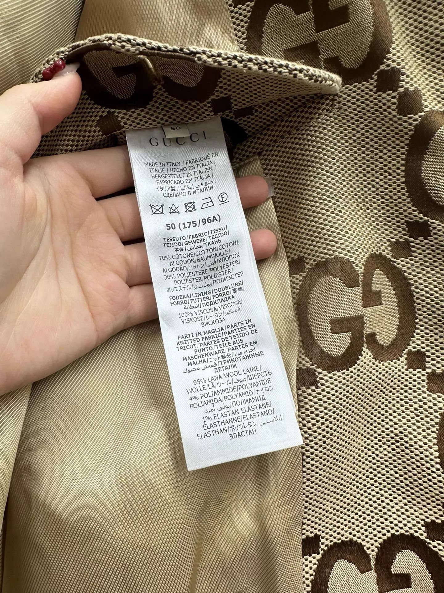 Gucci Gucci All Over Print Jacket Size 50 Size US M / EU 48-50 / 2 - 4 Thumbnail