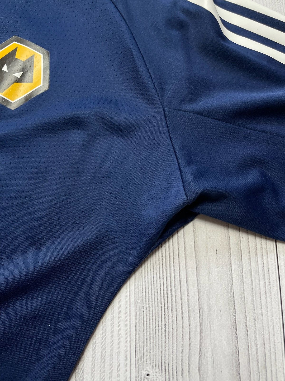 Adidas × Vintage Vintage adidas Wolverhampton soccer jersey navy Size M Size US M / EU 48-50 / 2 - 3 Thumbnail