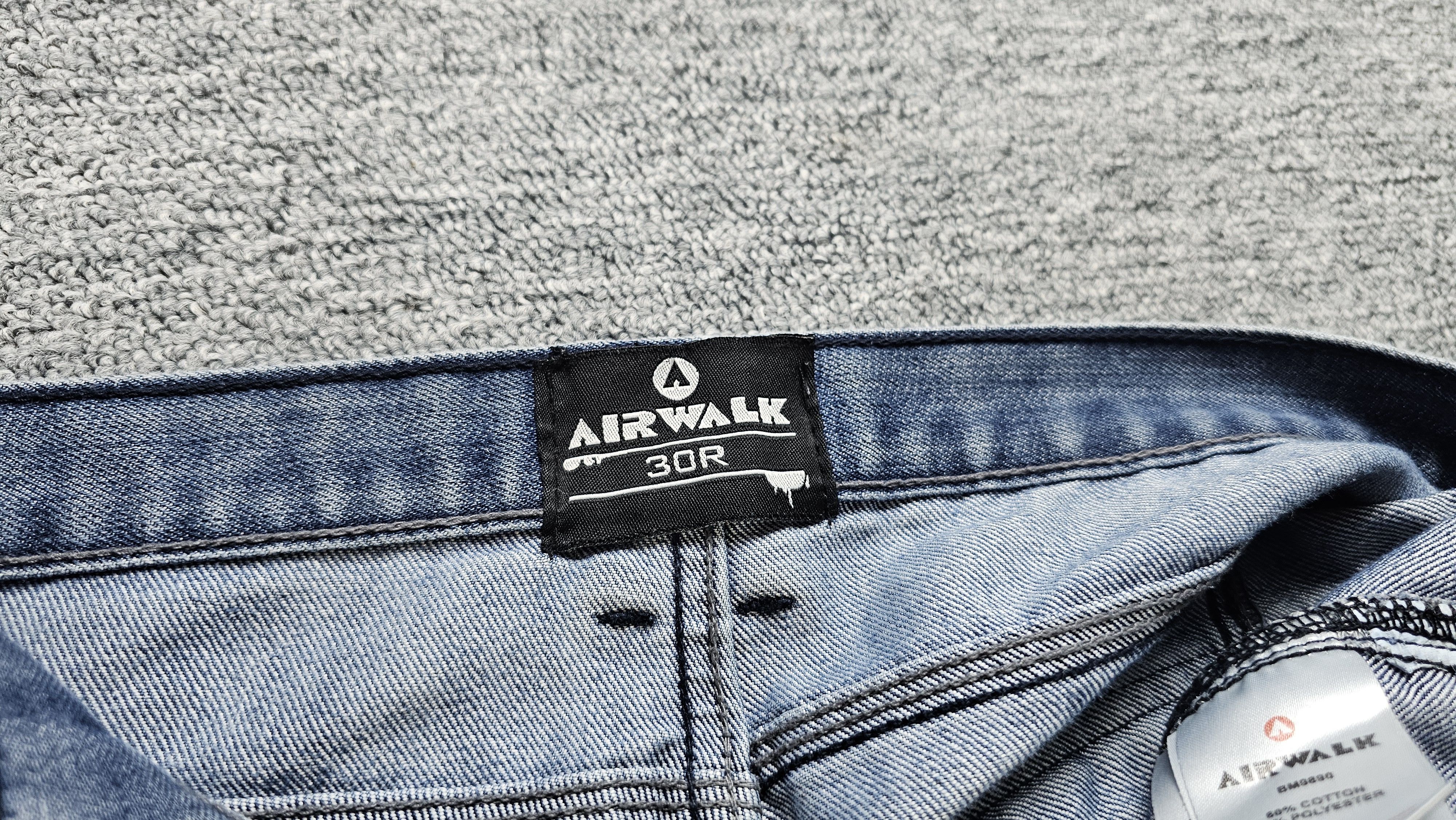 Airwalk AIRWALK Cargo Jeans Mens 30R Denim Relaxed Skater Blue Size US 30 / EU 46 - 10 Thumbnail