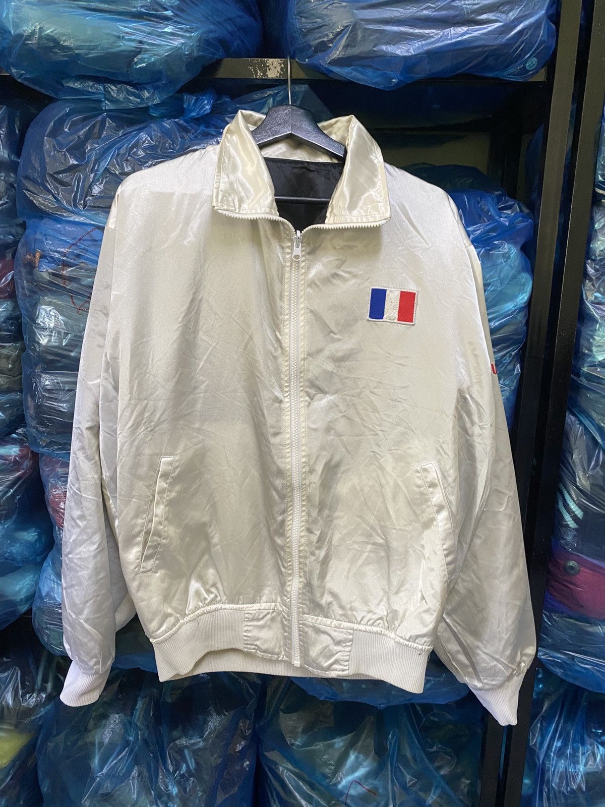 Vintage VINTAGE LA CIEL BLUE SATIN JACKET MADE IN JAPAN Size US L / EU 52-54 / 3 - 4 Thumbnail