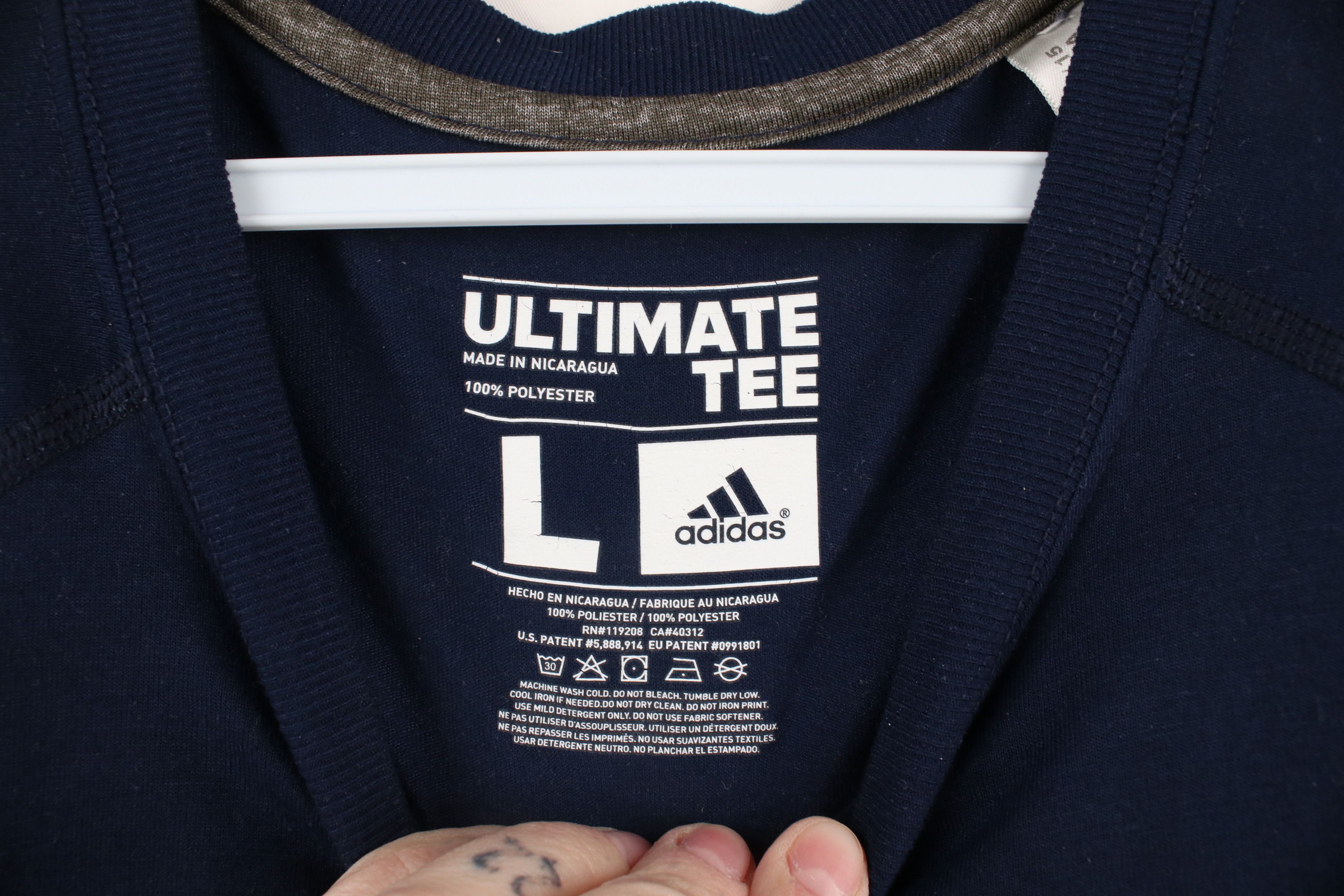 Adidas × Vintage Vintage Adidas University of Michigan Football T-Shirt Size US L / EU 52-54 / 3 - 7 Thumbnail