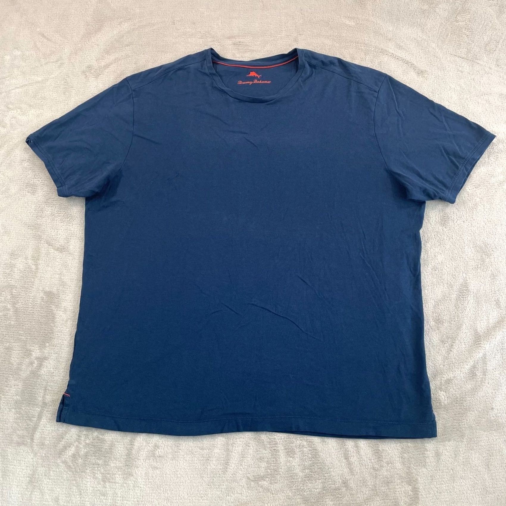 Tommy Bahama Tommy Bahama T-Shirt Men Palm Cove Navy Blue Short Sleeve 2XLB Big Logo Marlin Size US XXL / EU 58 / 5 - 3 Thumbnail