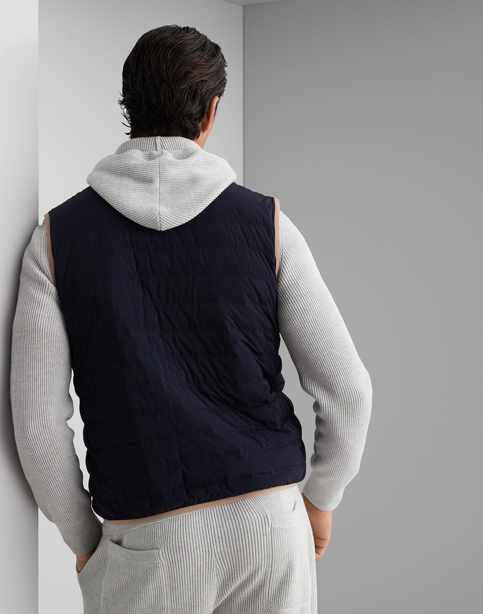 Brunello Cucinelli Wr Padded Vest in Navy Size US S / EU 44-46 / 1 - 5 Thumbnail