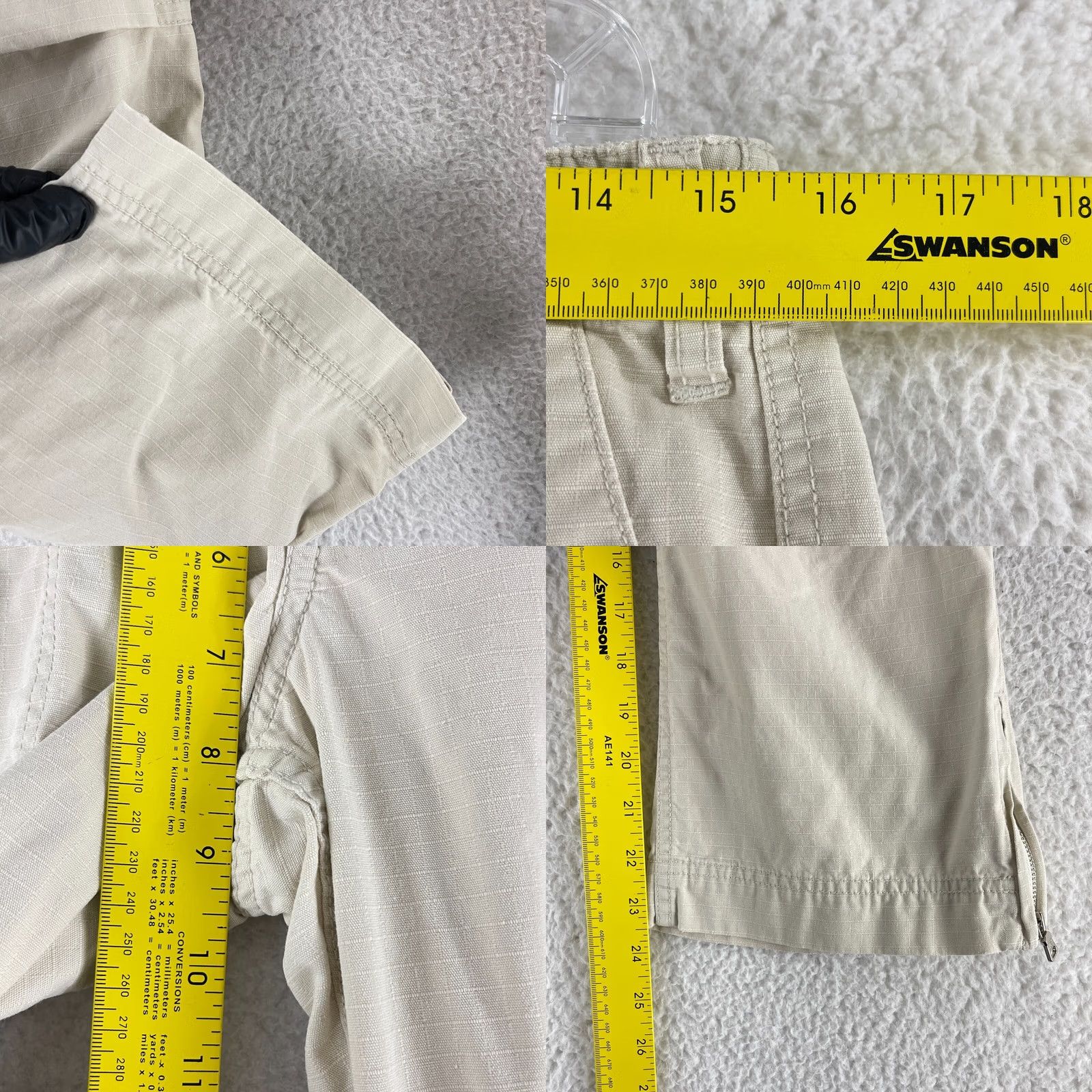 Polo Ralph Lauren Polo Jeans Co. Beige Cropped Straight Pants Womens Size 6 Casual Outdoors Vintage No Size 28" / US 6 / IT 42 - 8 Thumbnail