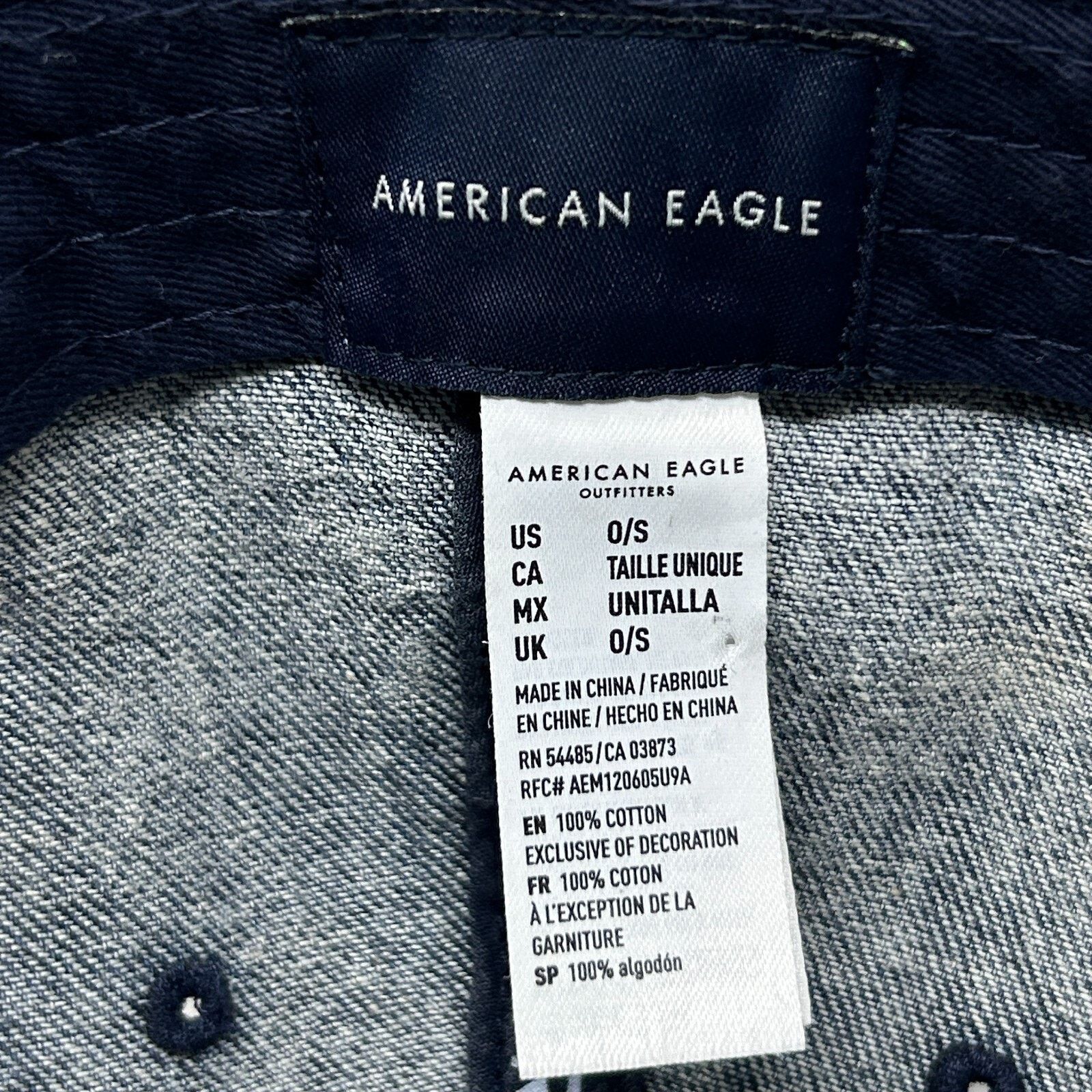 American Eagle Outfitters American Eagle Outfitters Denim Dad Hat Baseball Cap Blue Size ONE SIZE - 12 Thumbnail