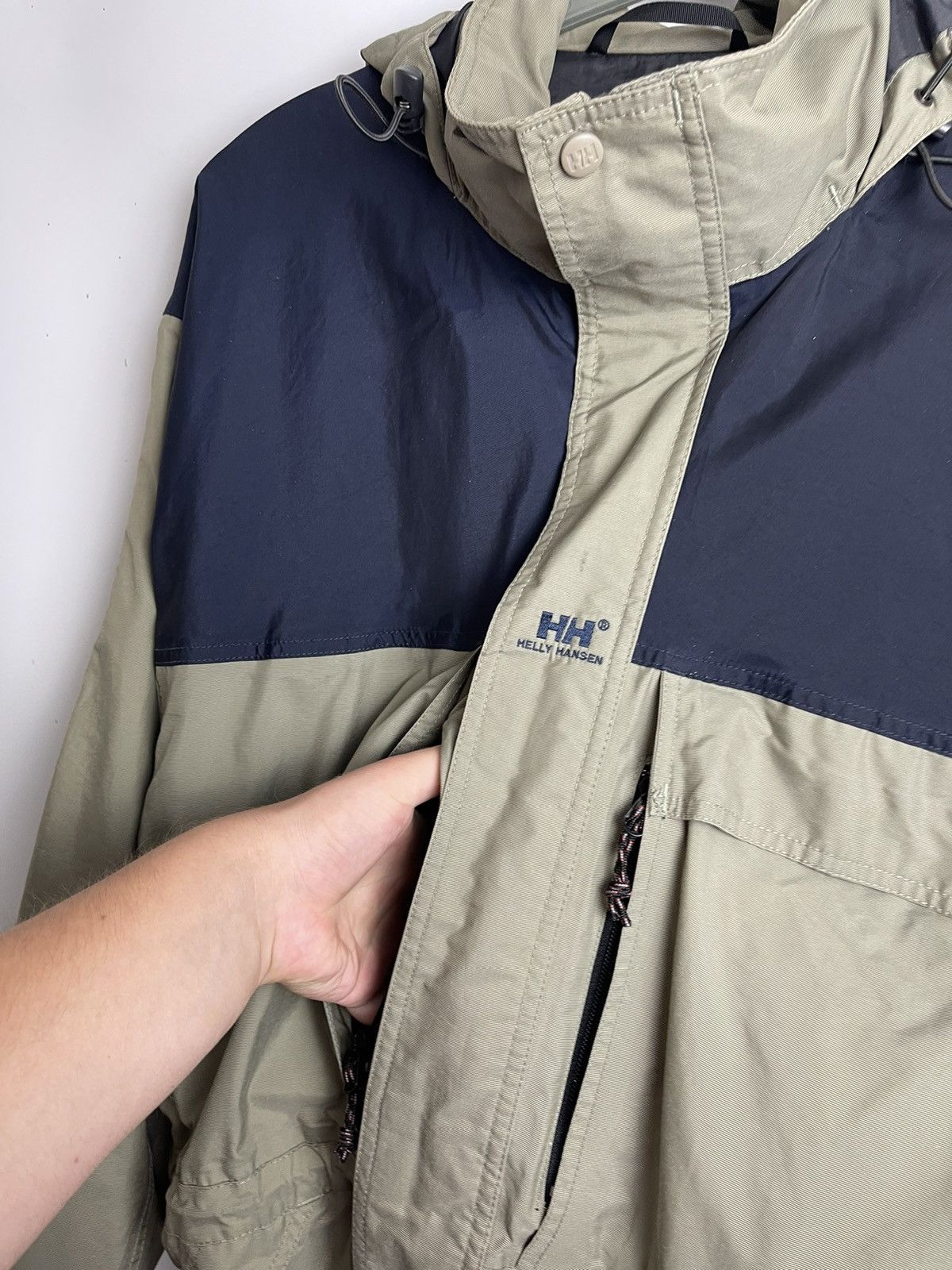 Helly Hansen × Vintage Vintage Helly Hansen Gorpcore Light Jacket Rain True Fade Size US XL / EU 56 / 4 - 4 Thumbnail