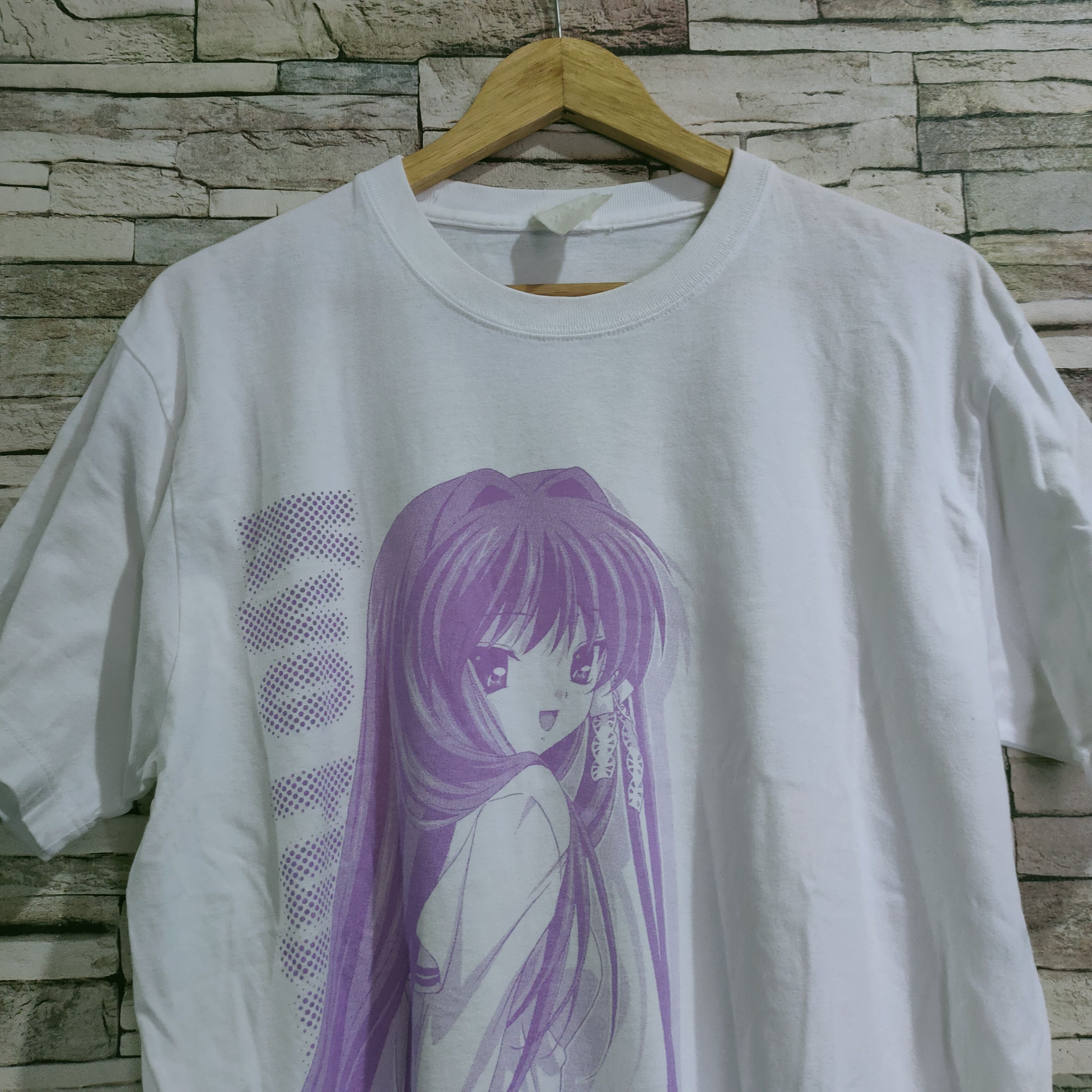 Anime × Vintage Very Rare Collection Anime Clannad char. Kyou Fujibayashi Size US XL / EU 56 / 4 - 1 Thumbnail