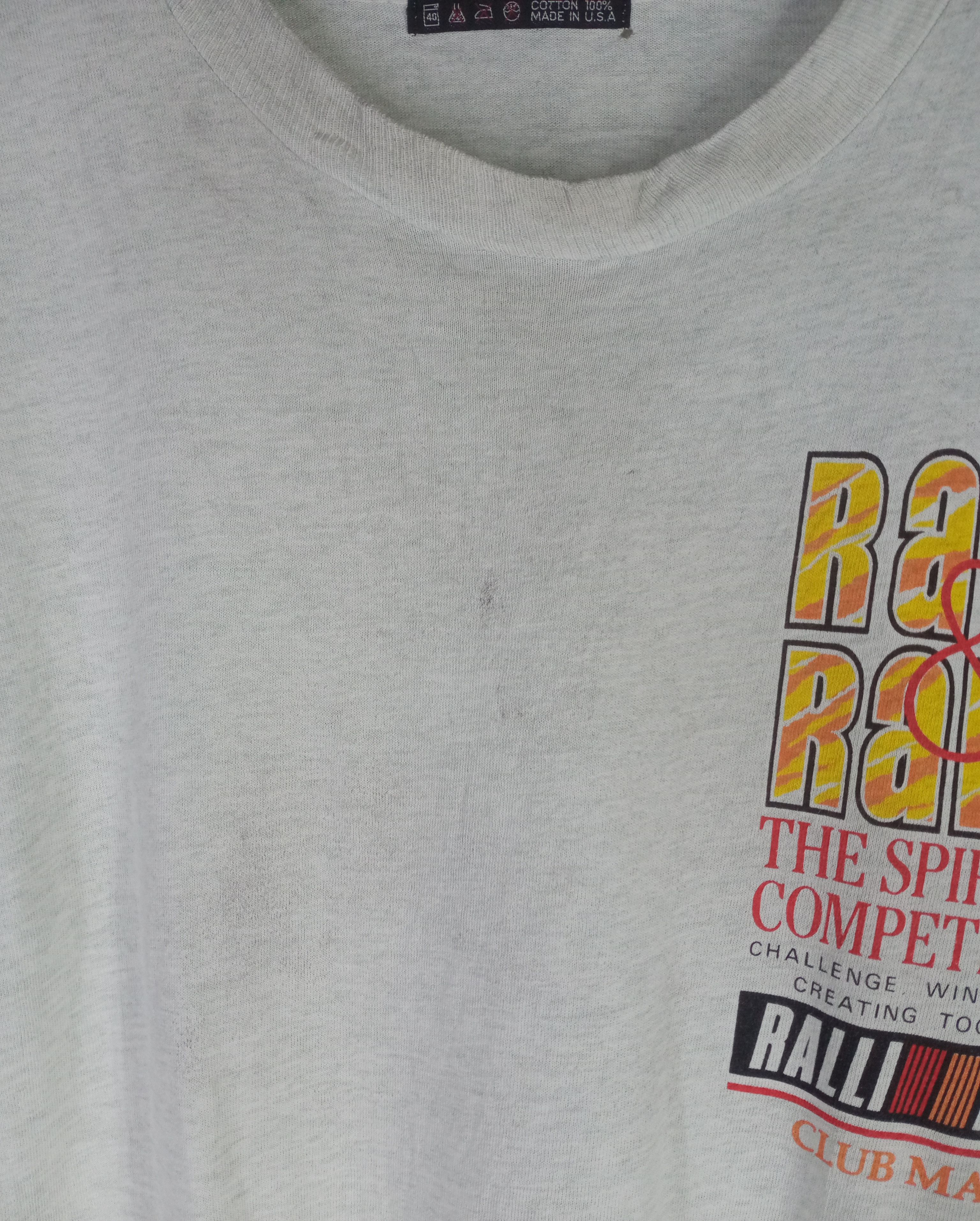 Sports Specialties × Vintage Very Rare Vintage 80s Ralliart Race & Rally Tshirt Size US L / EU 52-54 / 3 - 8 Thumbnail