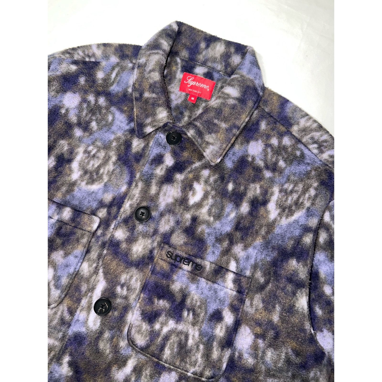 Supreme Supreme FW21 Paisley Fleece Shirt Size US M / EU 48-50 / 2 - 2 Thumbnail