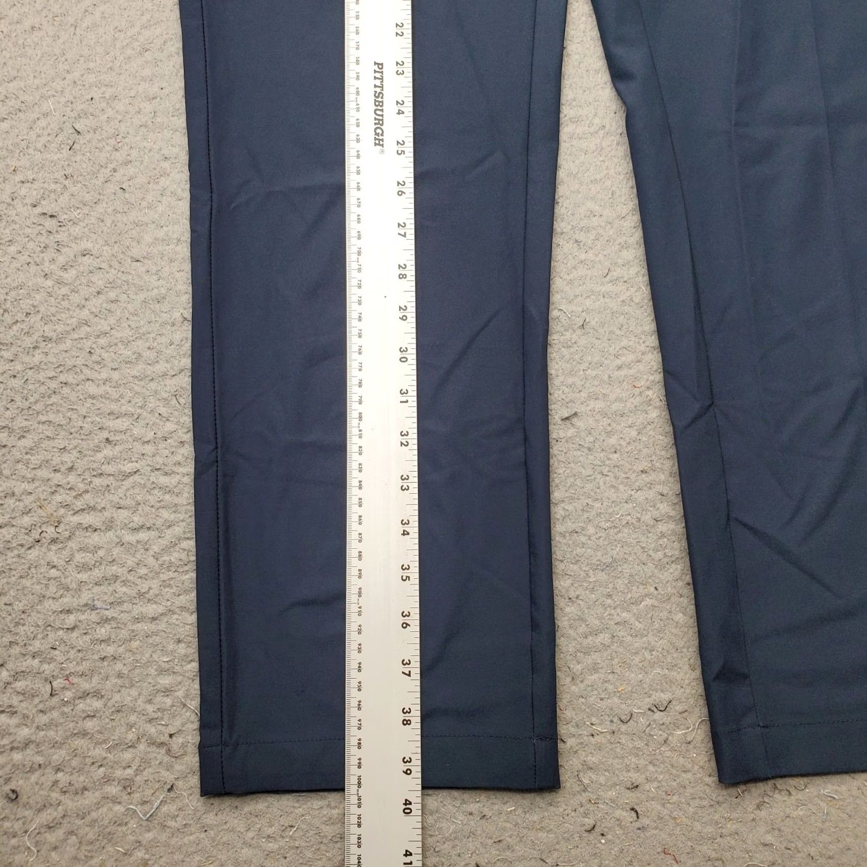 Vintage Greg Norman Tech Chino Pants Mens 36x30 Blue Performance Straight Leg - Mens Size 36 Blue Chino Pants Size US 36 / EU 52 - 3 Thumbnail