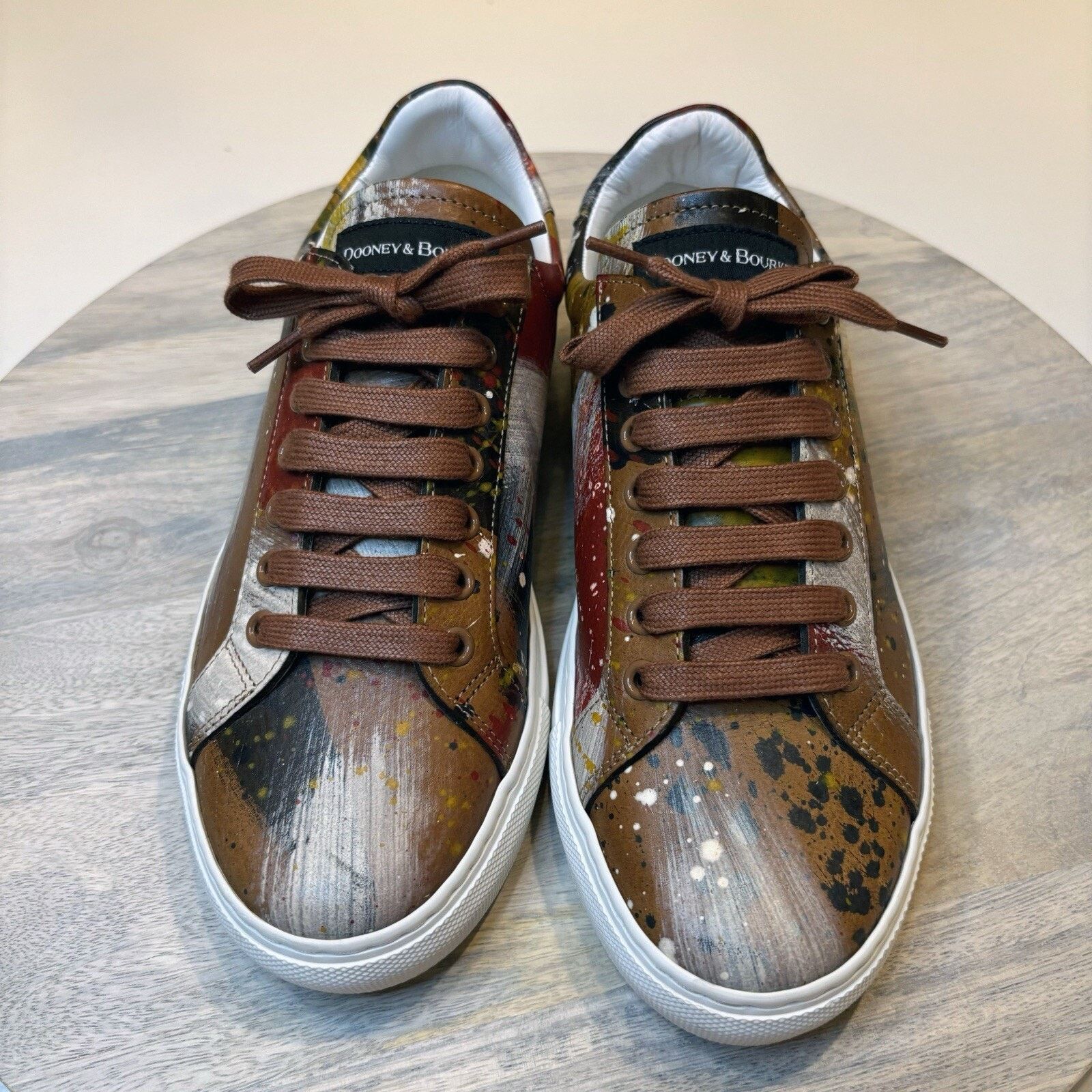 Dooney & Bourke Dooney & Bourke Florentine Dipinta Leather Sneakers Size 7 Size US 7 / IT 37 - 4 Thumbnail