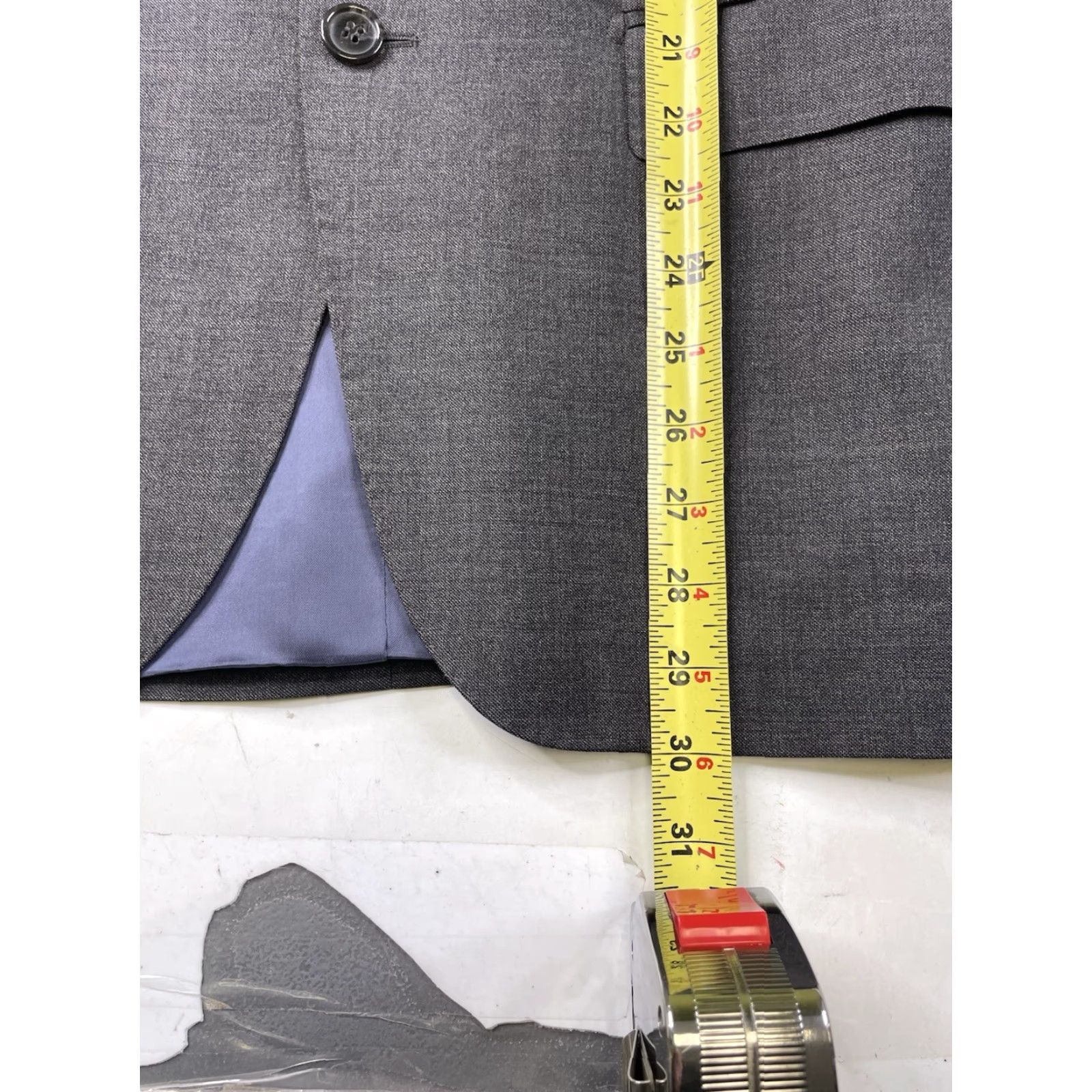 Suitsupply Suitsupply Blazer Mens 2 Button Wool Wool Blazer Sport Coat Jacket Gray 36 Size 36 Sports Coat Size 36R - 6 Thumbnail