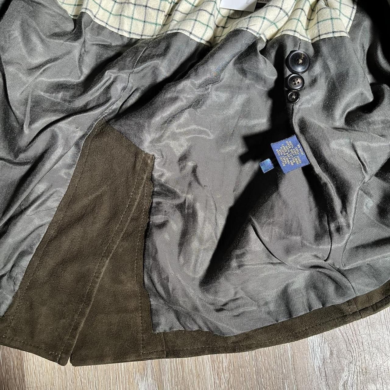 Polo Ralph Lauren polo ralph lauren brown goat suede blazer Size 48R - 4 Thumbnail