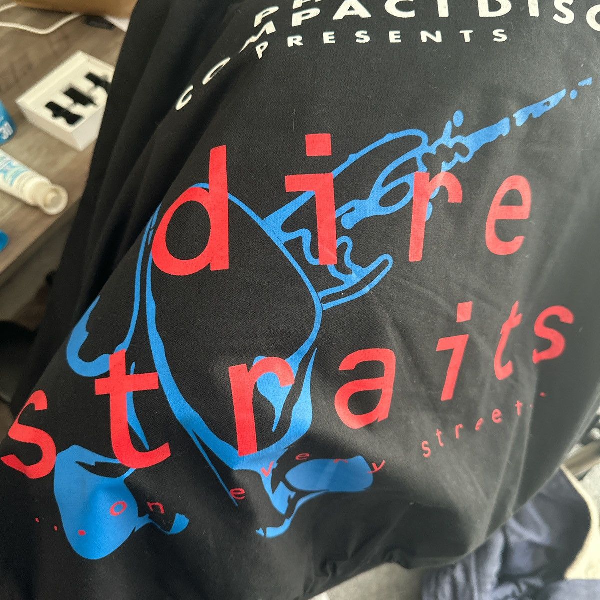Band Tees 1992 Dire Straits Bomber Tour Jacket - Size L Size US L / EU 52-54 / 3 - 4 Thumbnail