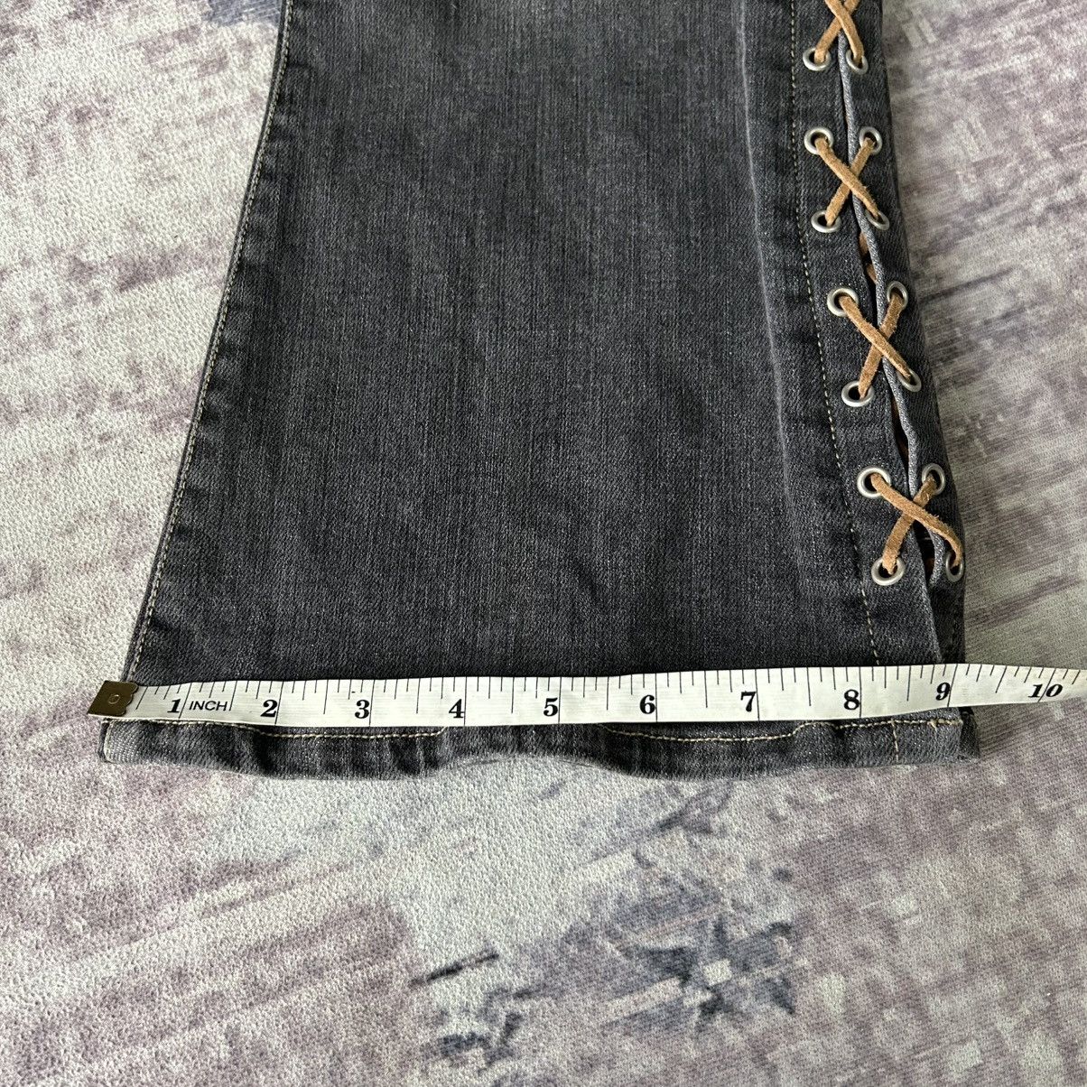 If Six Was Nine Oririn Lane Up Flared Punk Jeans Size US 29 - 14 Thumbnail