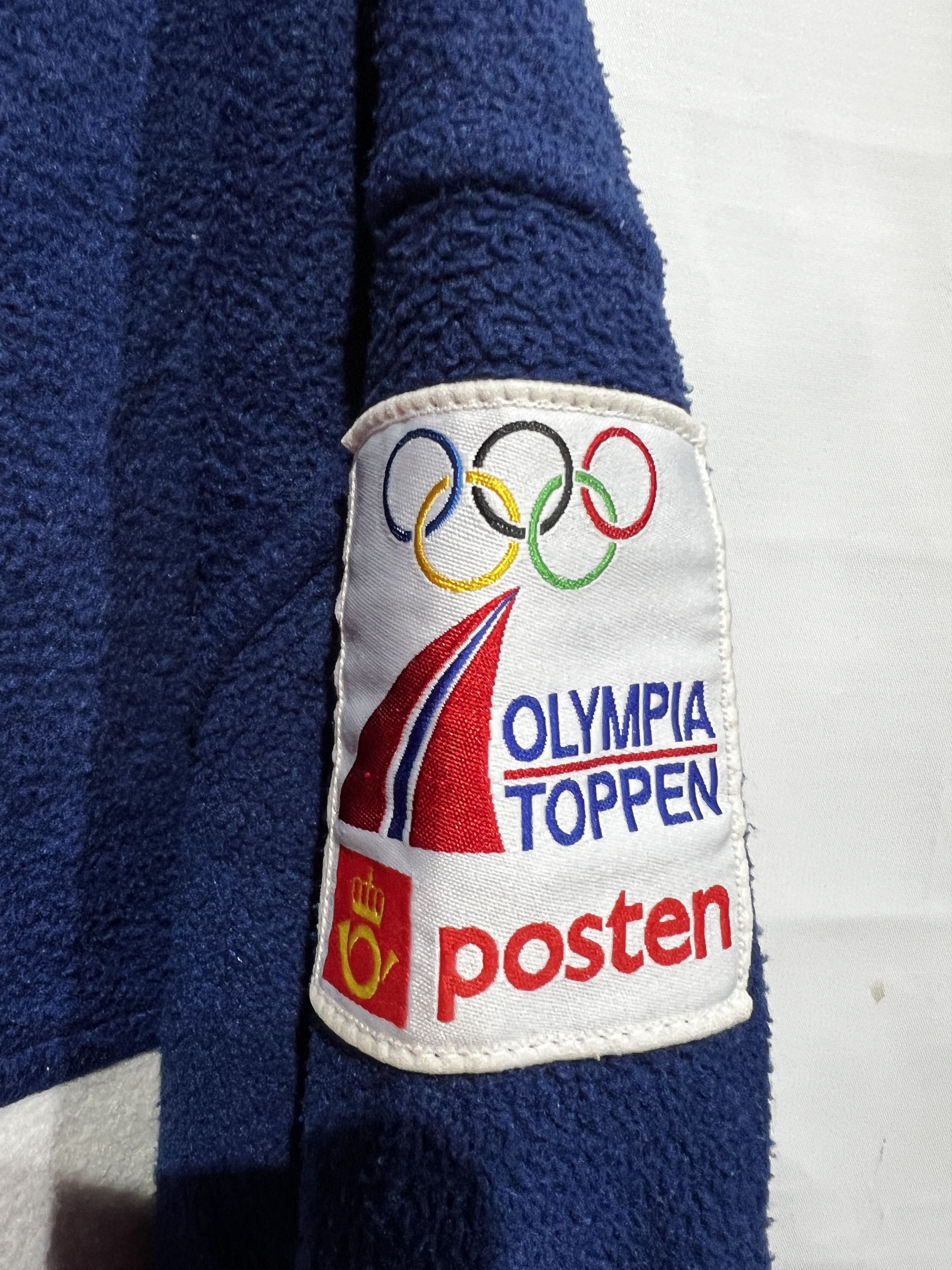 Vintage 90s Fleece Olympia toppen vintage jacket pullover size XL Size US XL / EU 56 / 4 - 4 Thumbnail