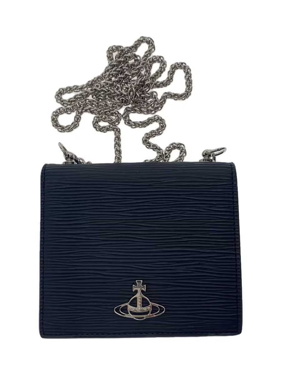 Vivienne Westwood Shoulder Chain Orb Leather Wallet Size ONE SIZE - 1 Thumbnail