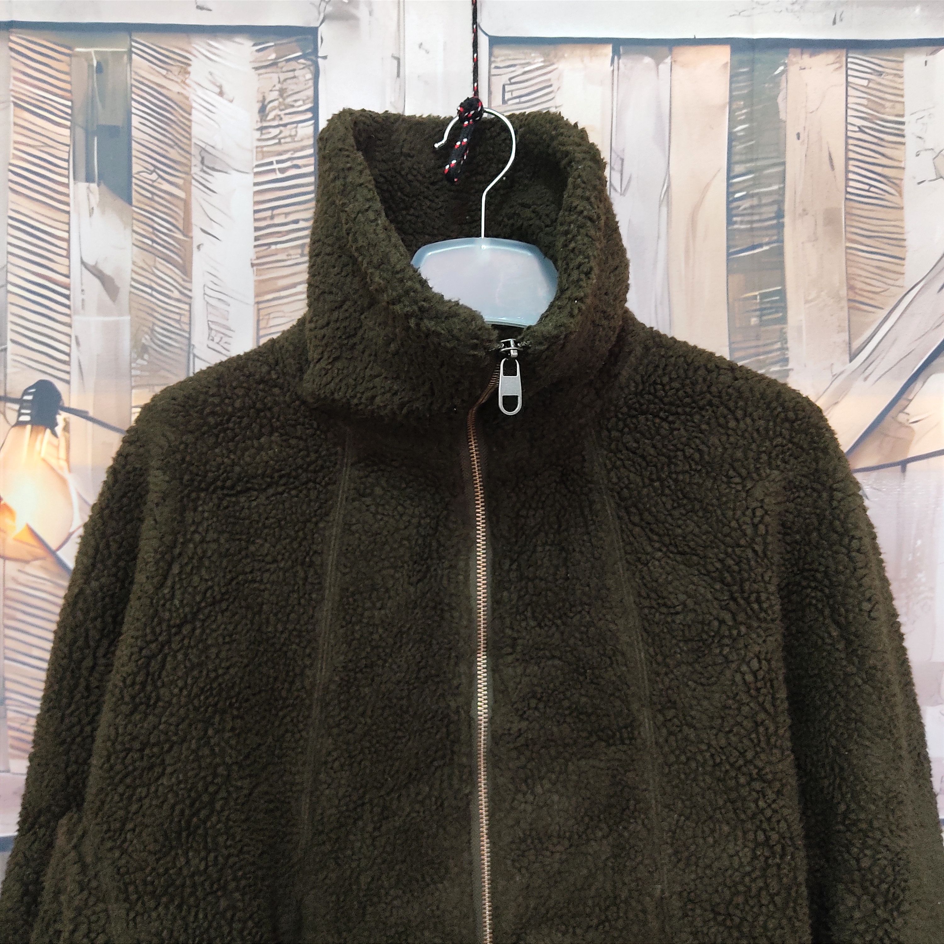 Christophe Lemaire UNIQLO U x LEMAIRE Deep Pile Sherpa Fleece Zipper Jacket Size US XL / EU 56 / 4 - 3 Thumbnail