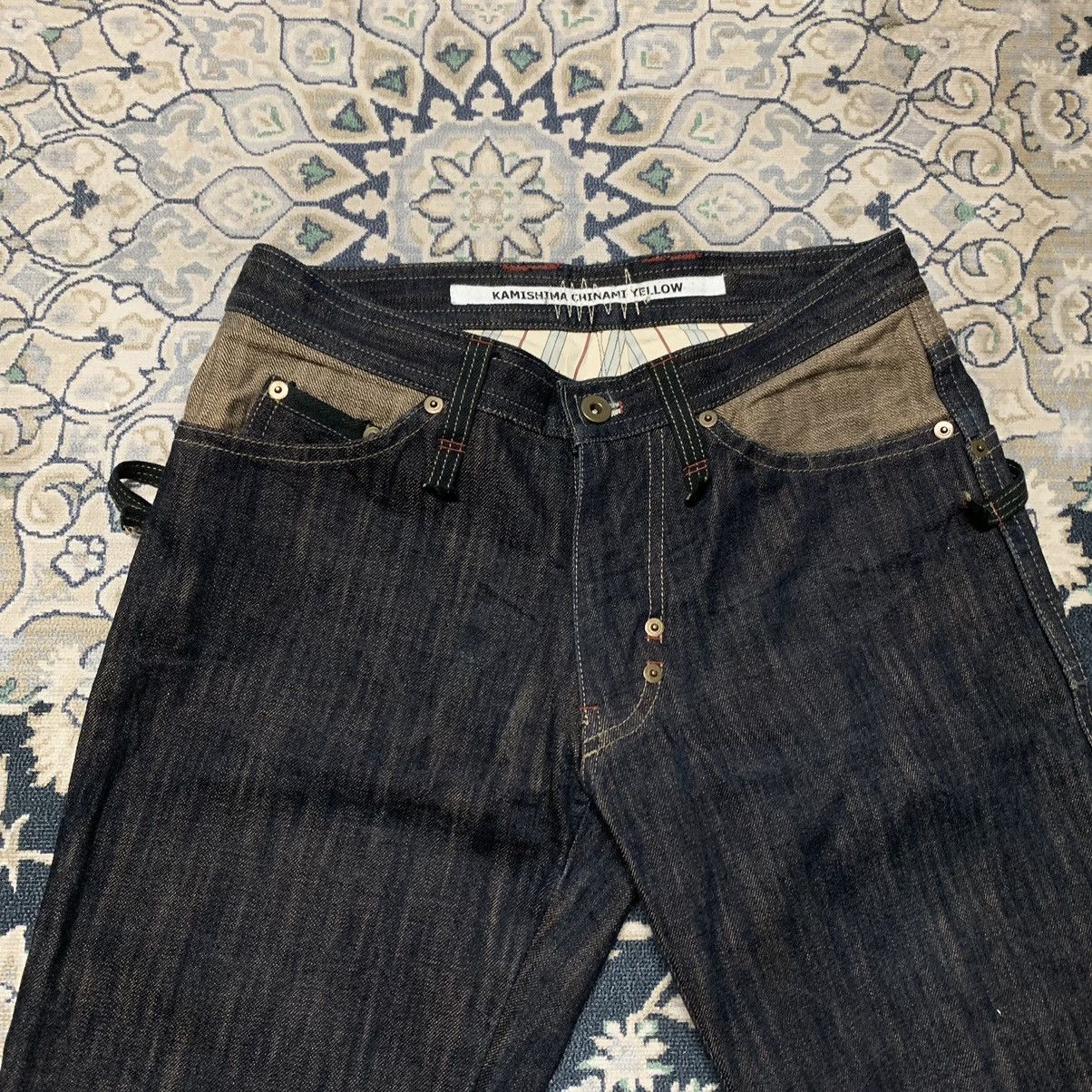 Japanese Brand JAPANESE BRAND KAMISHIMA CHINAMI YELLOW FLAREJEANS Size US 30 / EU 46 - 4 Thumbnail