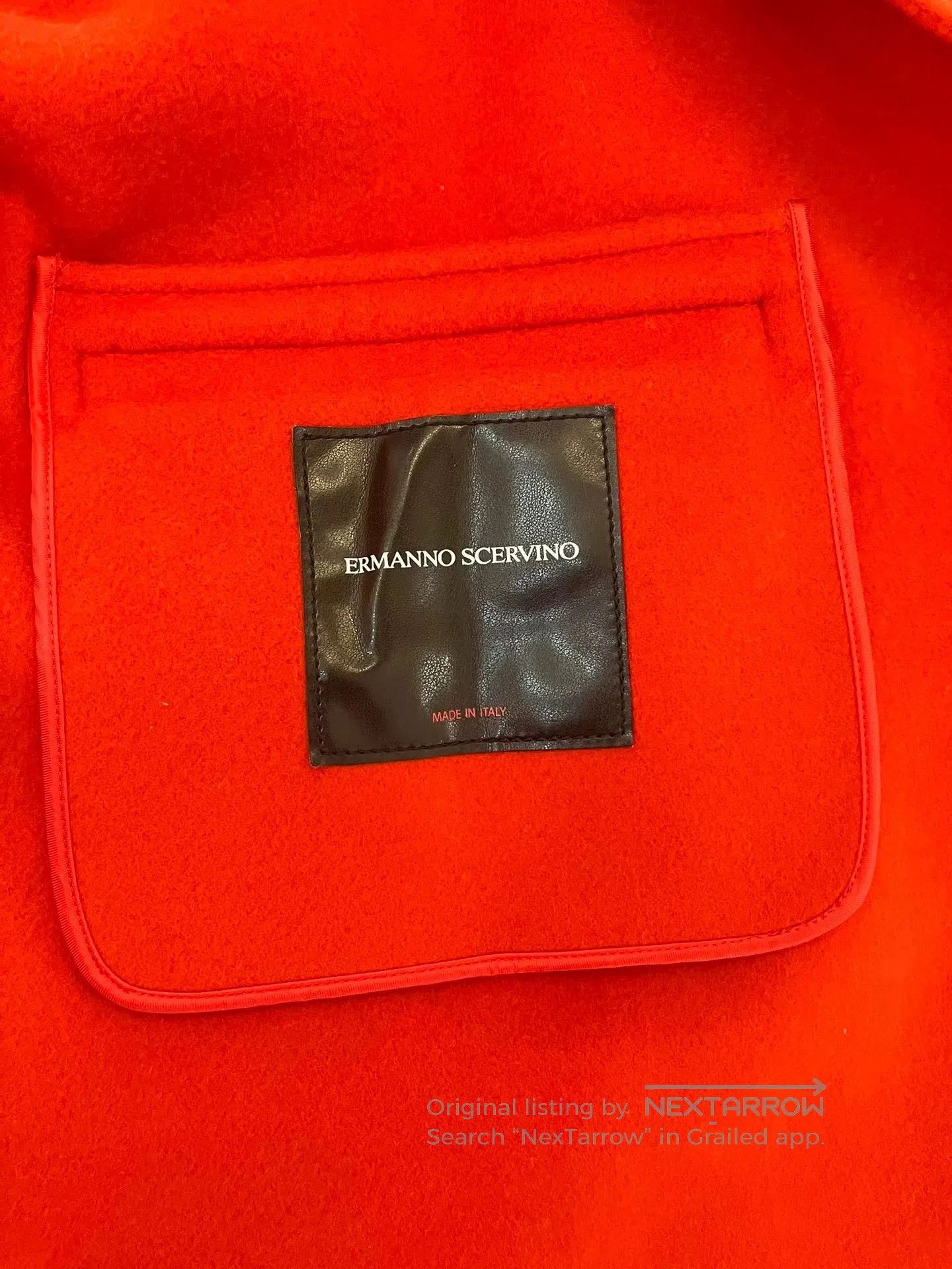 Ermanno Scervino Ermanno Scervino Red Wool Coat. Size M / US 6-8 / IT 42-44 - 8 Thumbnail
