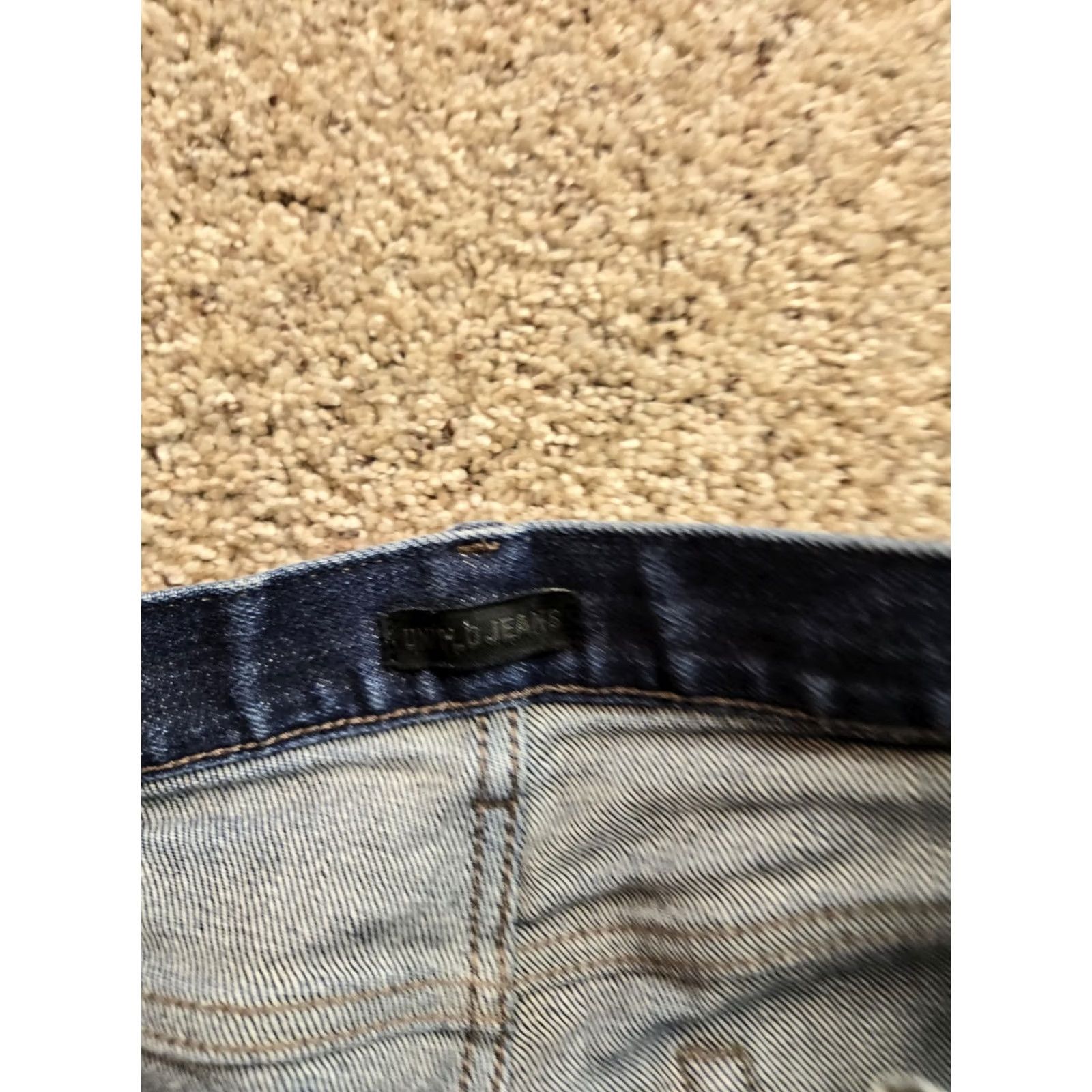 Uniqlo Uniqlo Jeans Slim Straight 33x31 Mens Kaihara Selvedge Denim Blue Low Rise Straight Jeans 5-Pocket Stretch Size US 33 - 6 Thumbnail