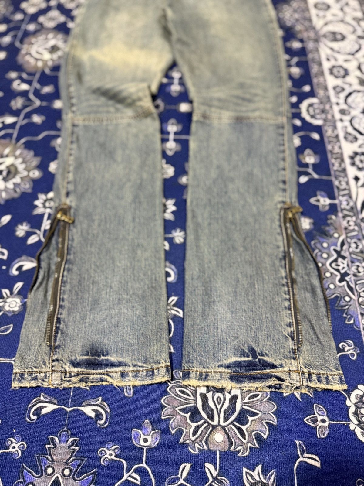 semanticdesign Rare Semanticdesign Flare Multipocket Zipper Jeans Size US 32 / EU 48 - 5 Thumbnail