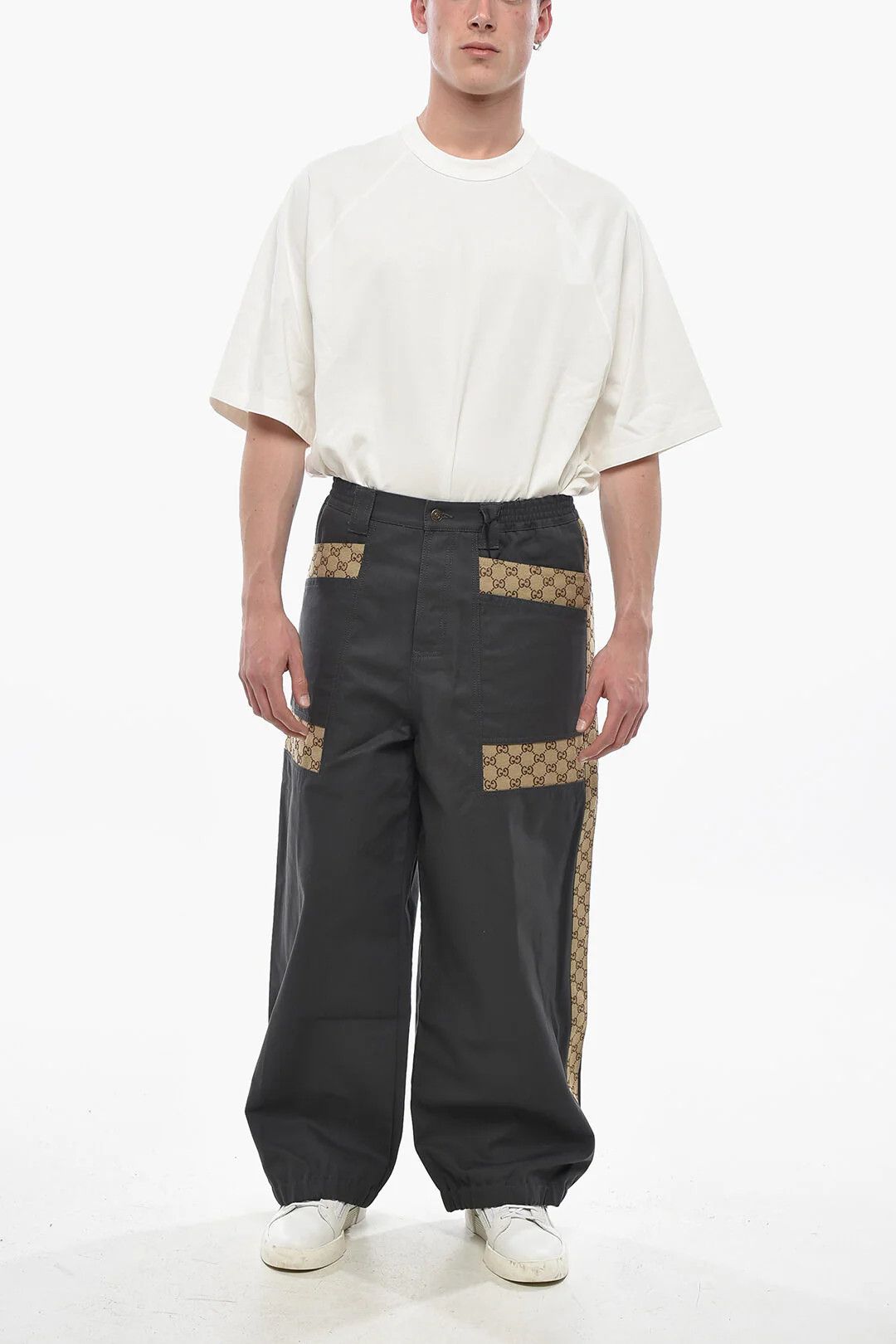 Gucci og1mm0426 Casual Cotton Pant in Grey Size US 32 / EU 48 - 4 Thumbnail