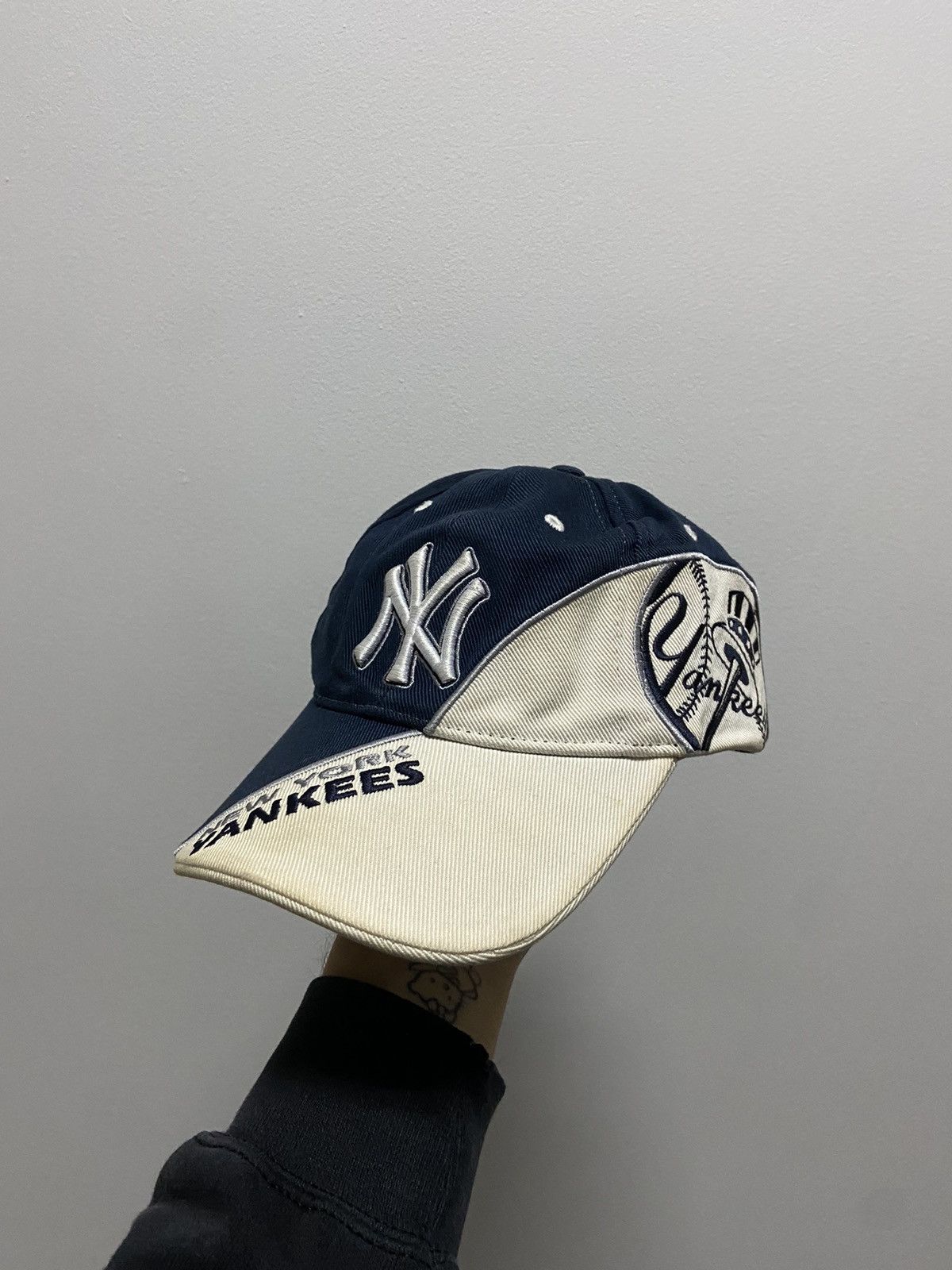 New York Yankees × Vintage New York Yankees big logo cap baseball vintage Size ONE SIZE - 1 Thumbnail