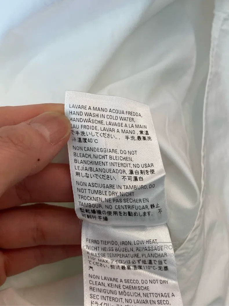 Balenciaga Balenciaga White and Blue Back Logo Shirt, Size 36 Size XS / US 0-2 / IT 36-38 - 7 Thumbnail