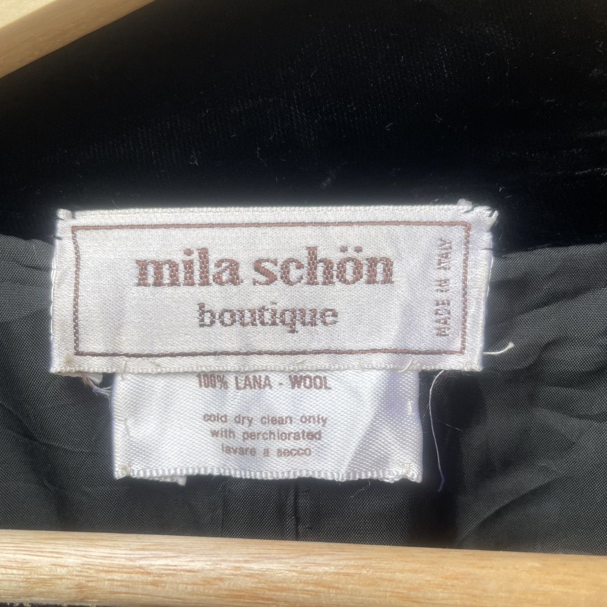 Mila Schon 💥Vintage Mila schon boutique Herringbone Jacket Size M / US 6-8 / IT 42-44 - 7 Thumbnail