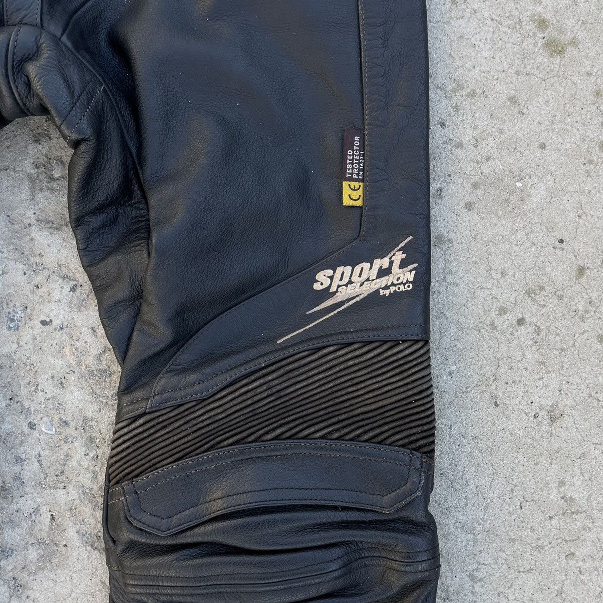 Leather × Vintage Vintage Leather Pants Polo Moto 90s Y2K Style USA Size US 34 / EU 50 - 5 Thumbnail
