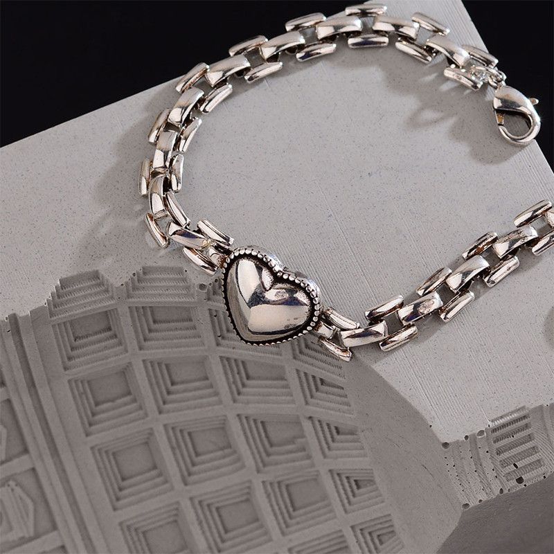 Jewelry Creative Love Heart Bracelet Size ONE SIZE - 1 Thumbnail