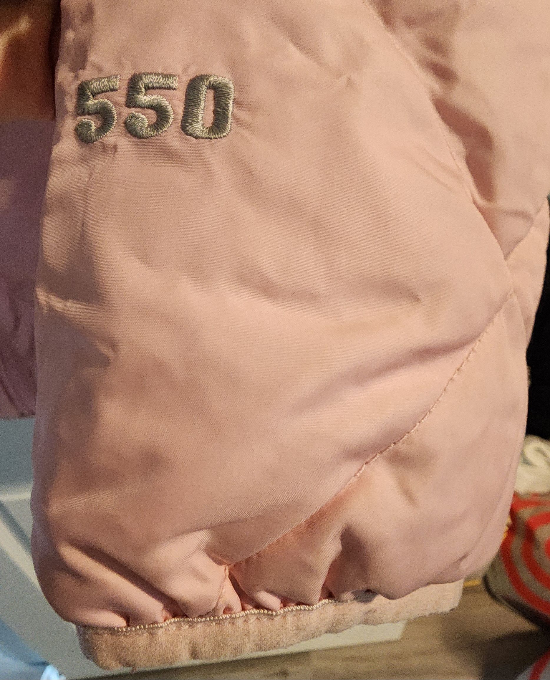 The North Face The North Face Girl's Pink/Plaid 550 Reversible Puffer XL Size S / US 4 / IT 40 - 4 Thumbnail