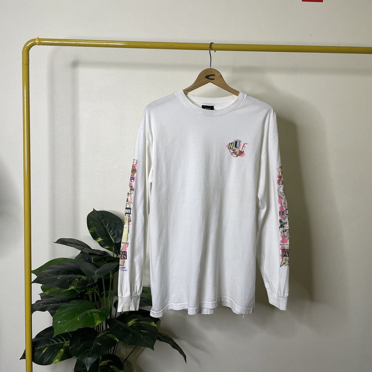 Huf Huf Devil Desire Hell's Angel Skater L/S T Shirt Size US L / EU 52-54 / 3 - 1 Thumbnail