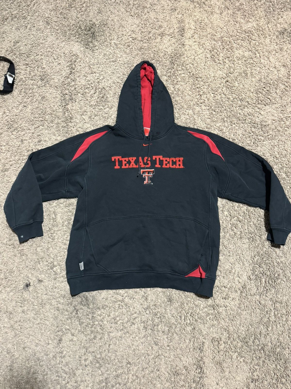 Nike × Vintage nike center swoosh hoodie Size US L / EU 52-54 / 3 - 1 Thumbnail