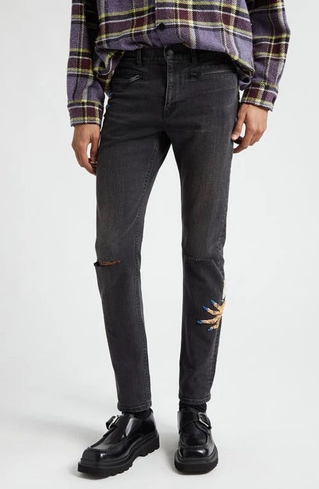 Undercover Undercover AW23 D-Hand Embroidered Jeans Size US 32 / EU 48 - 12 Thumbnail