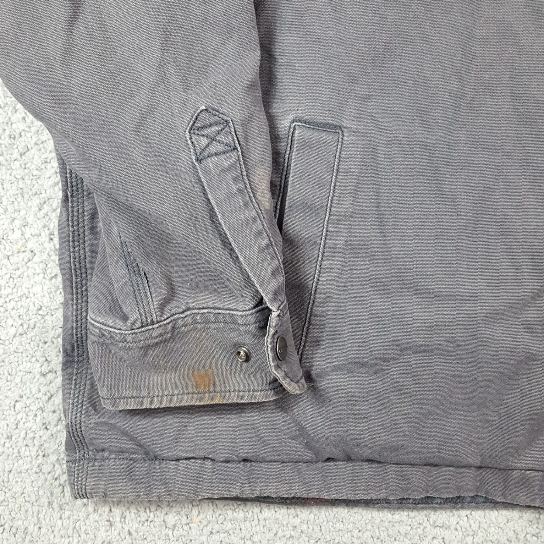 Carhartt VINTAGE Carhartt Canvas Work Jacket Gray 2XL Button Up Lined Relaxed Fit All Seasons Mens Size US XXL / EU 58 / 5 - 5 Thumbnail