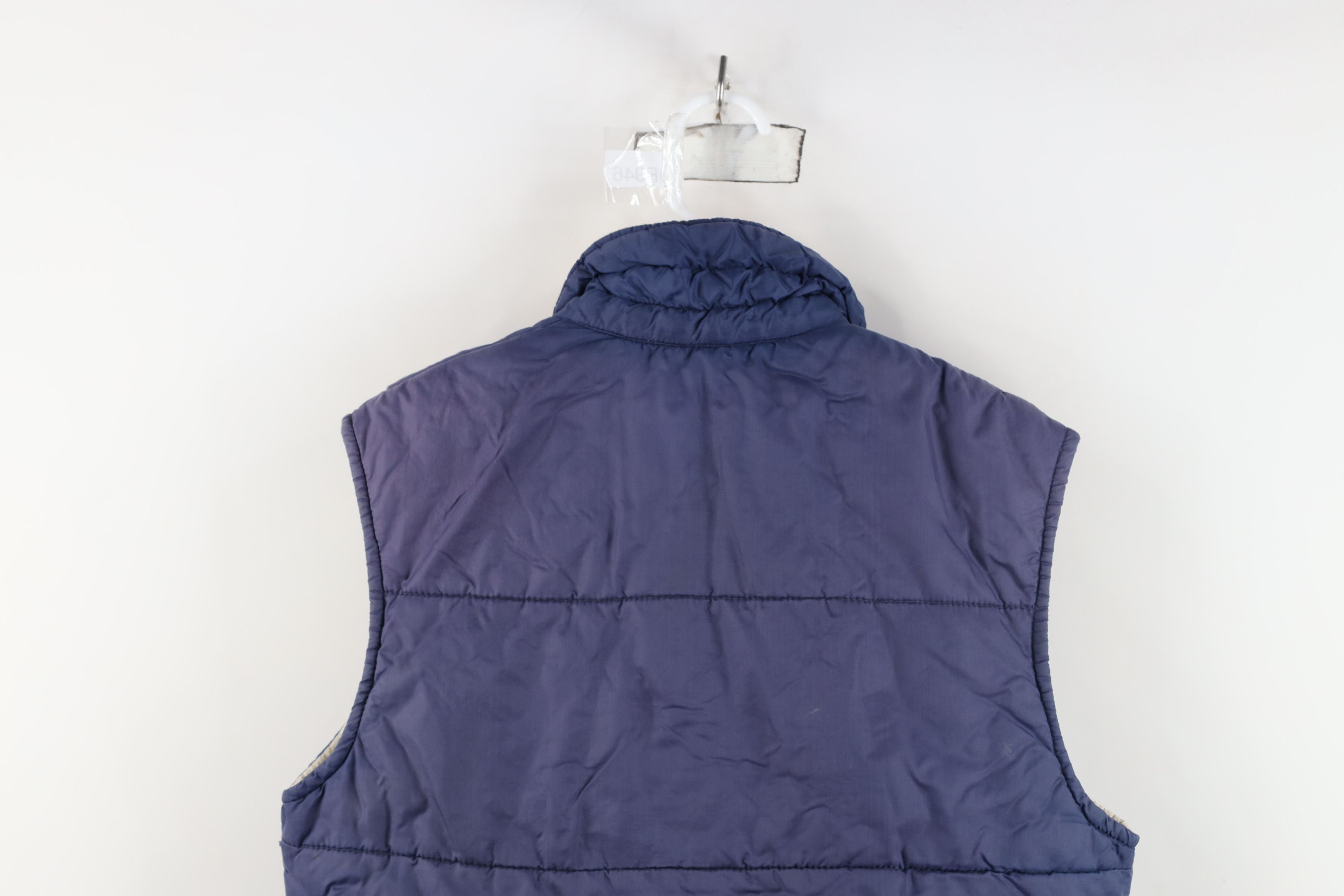 Vintage Vintage 80s 90s Streetwear Puffer Vest Jacket Blue Size US M / EU 48-50 / 2 - 14 Thumbnail