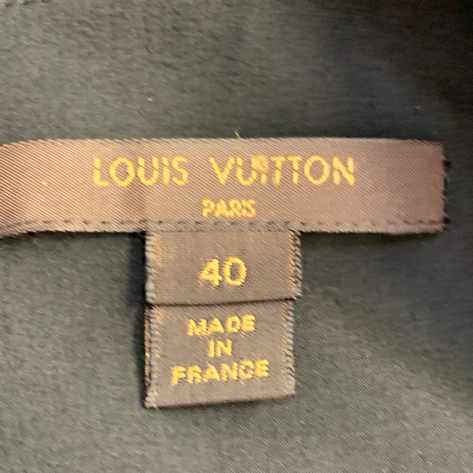 Louis Vuitton Black Midnight Blue Acetate Blend Sleeveless Cocktail Dress Size M / US 6-8 / IT 42-44 - 8 Thumbnail