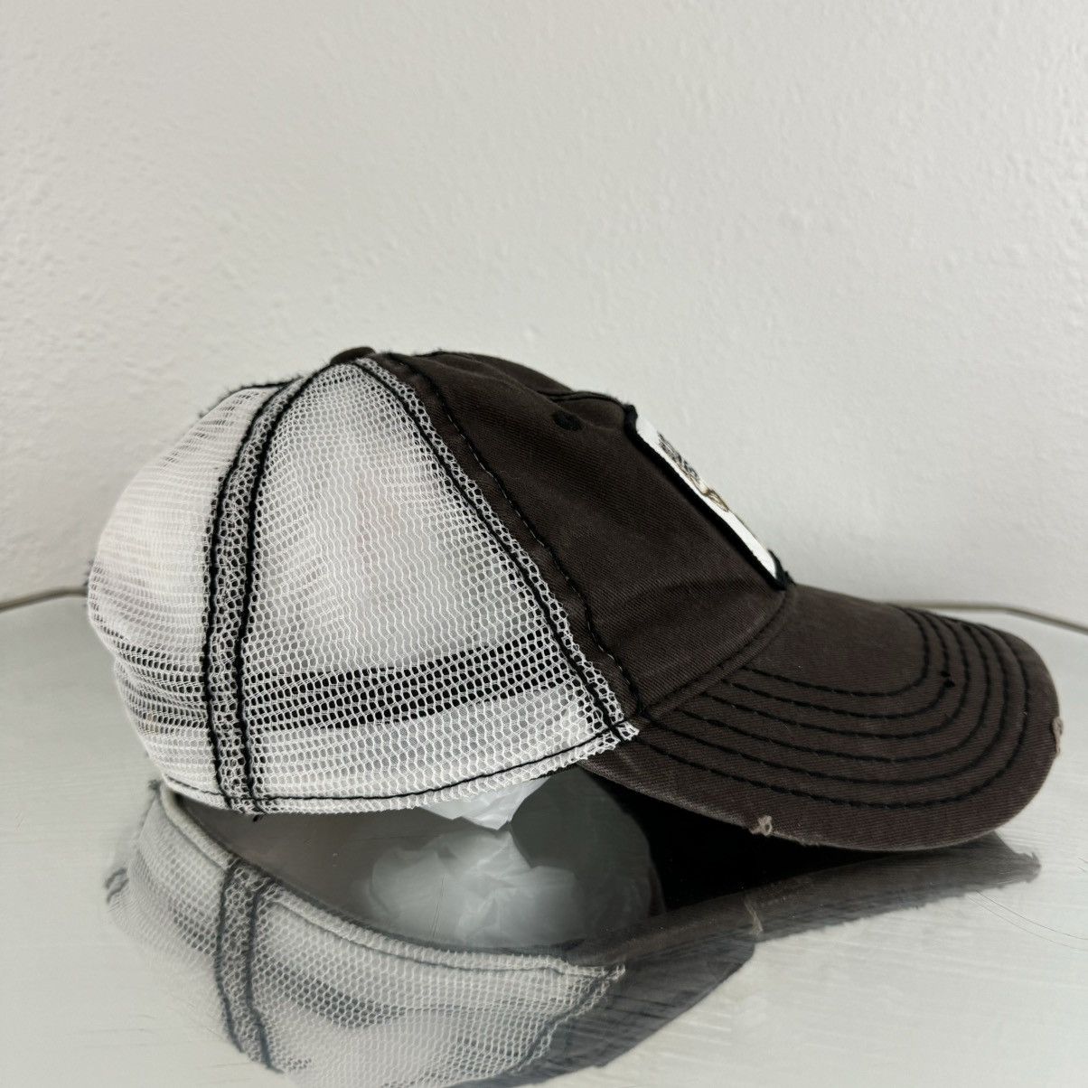 Other BILLY BOBS TEXAS Y2K Brown White Buck Baseball Hat Size ONE SIZE - 2 Thumbnail