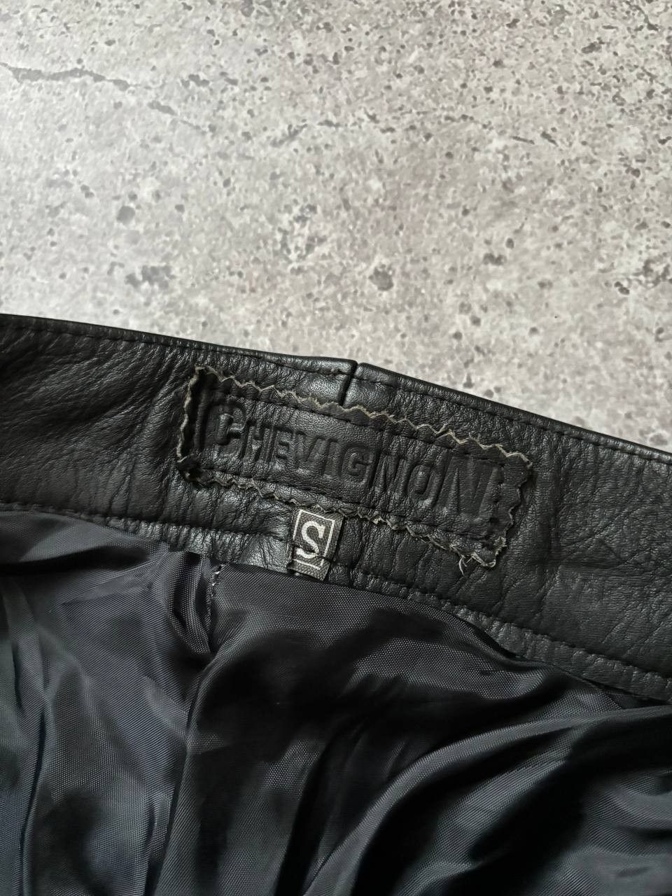 Chevignon × Genuine Leather × Vintage Very Rare Chegvinon Leather Pants Size US 28 / EU 44 - 8 Thumbnail