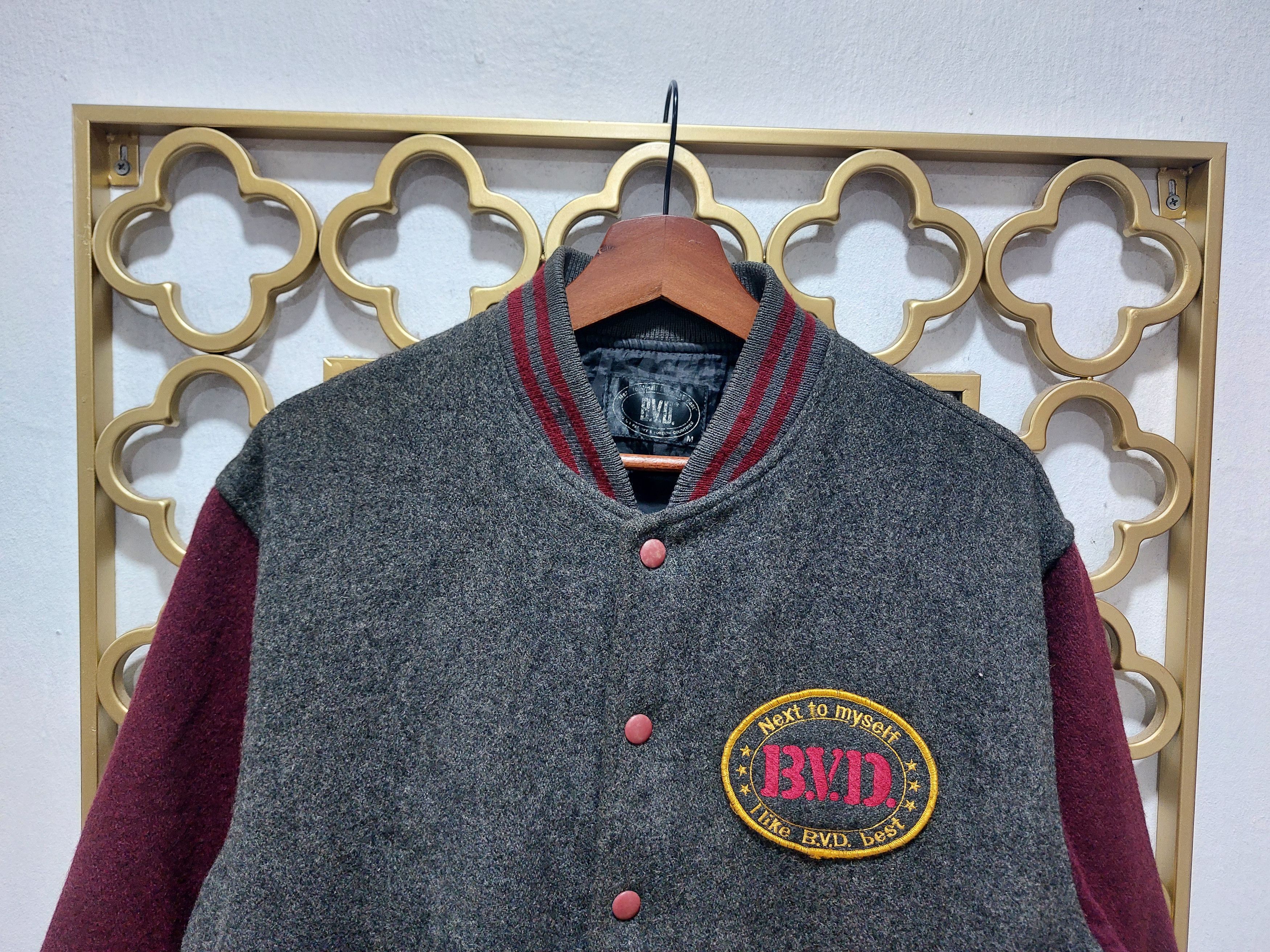 Japanese Brand Vintage BVD Varsity Wool Jacket Size US M / EU 48-50 / 2 - 6 Thumbnail