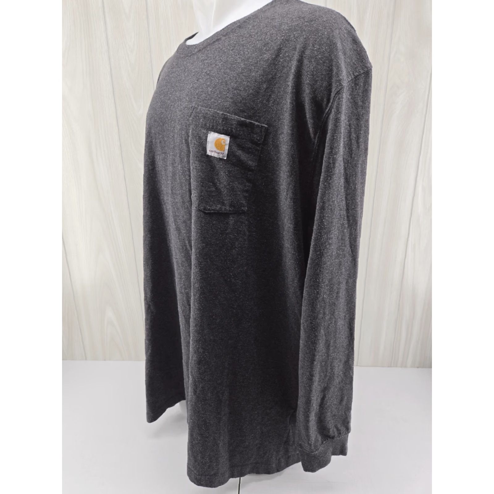 Carhartt VINTAGE Carhartt Shirt Long Sleeve Loose Fit Workwear Pocket Gray Men 4XL Size US XXL / EU 58 / 5 - 4 Thumbnail