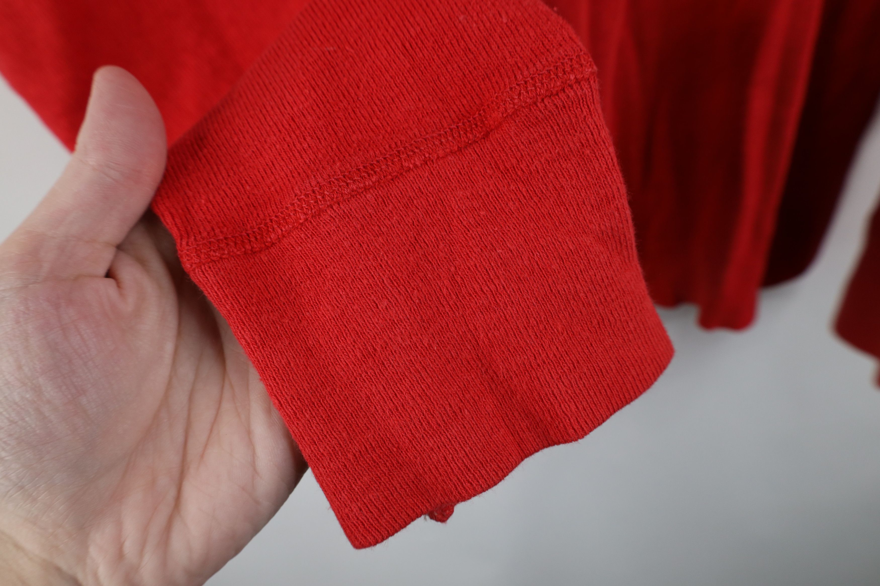Vintage Vintage 70s Restaurant Thermal Ribbed Knit Henley T-Shirt Size US XL / EU 56 / 4 - 8 Thumbnail