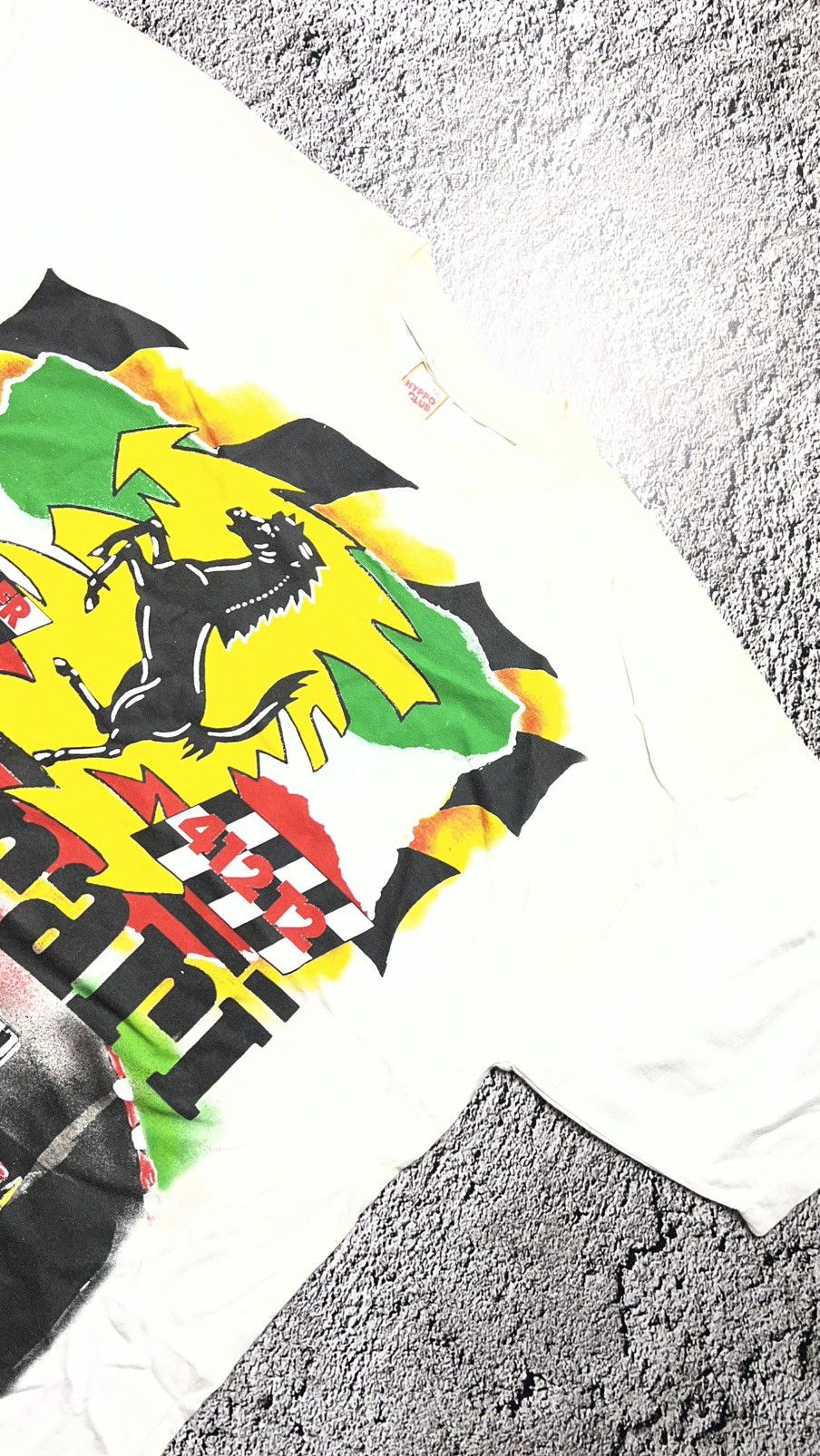 Ferrari VTG 90’s Ferrari G.Berger 412 T2 overprinted AGIP t shirt Size US XXL / EU 58 / 5 - 3 Thumbnail
